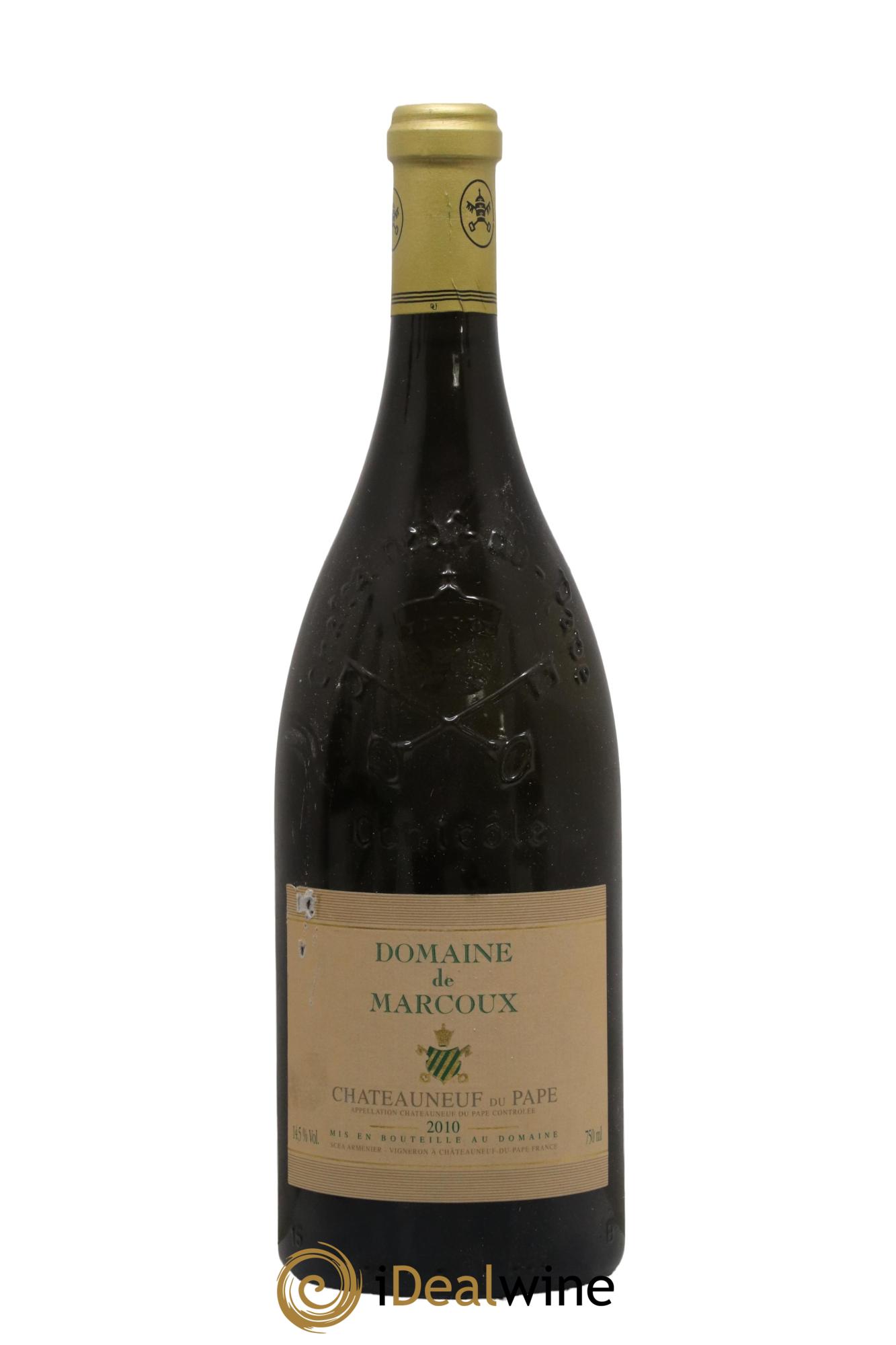Châteauneuf-du-Pape Marcoux (Domaine de) 2010 - Lot de 1 magnum - 0