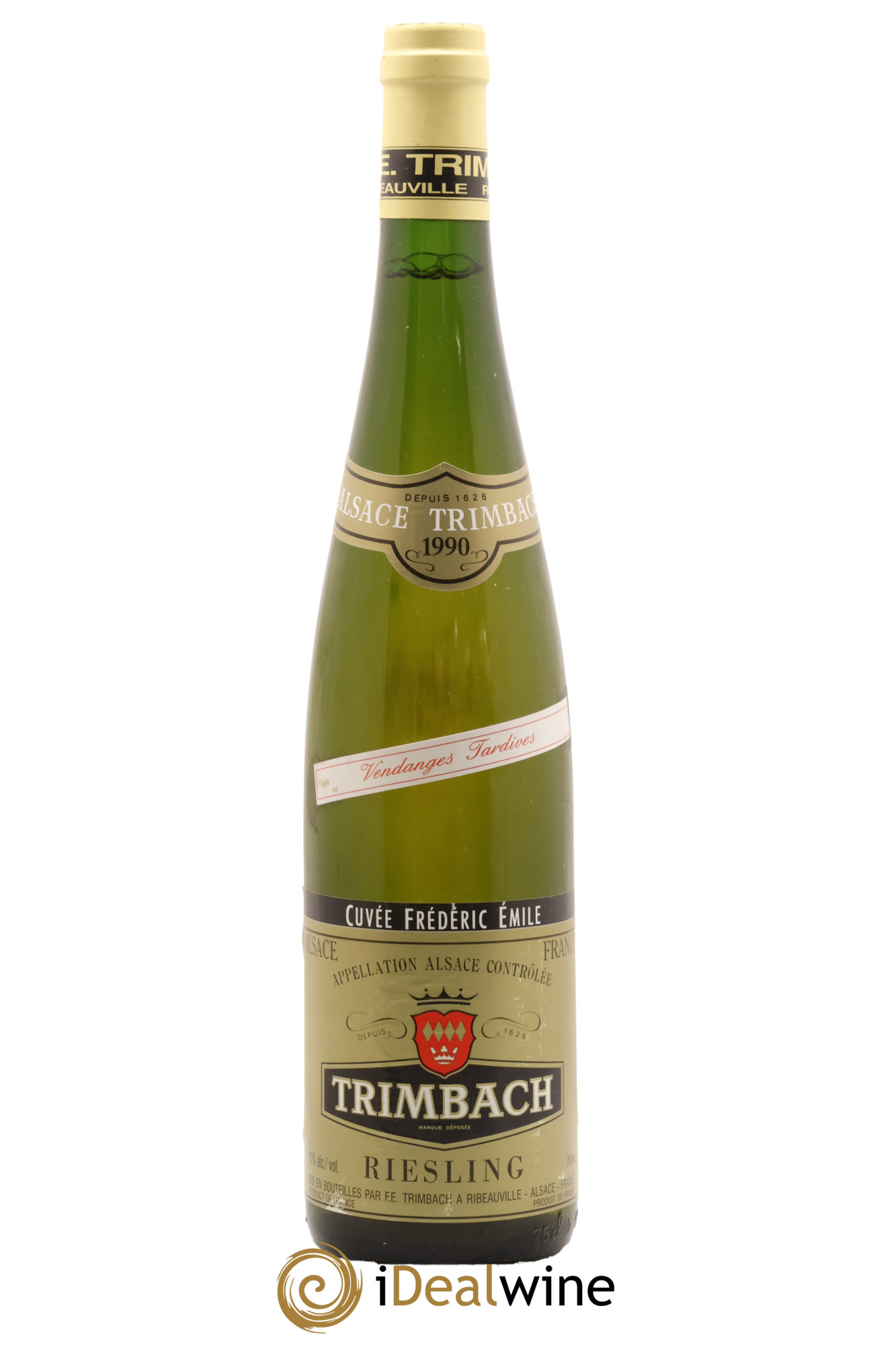 Alsace Riesling Vendanges Tardives Cuvée Frédéric Emile Trimbach (Domaine) 1990 - Posten von 1 Flasche - 0