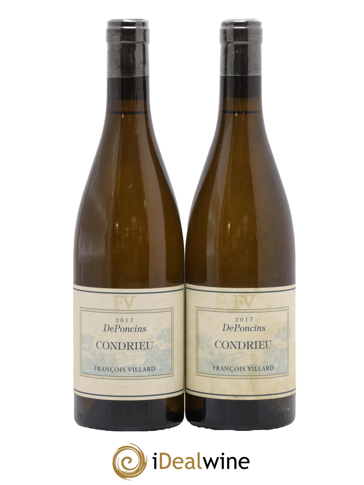 Condrieu Deponcins François Villard 2017 - Lot of 2 bottles - 0