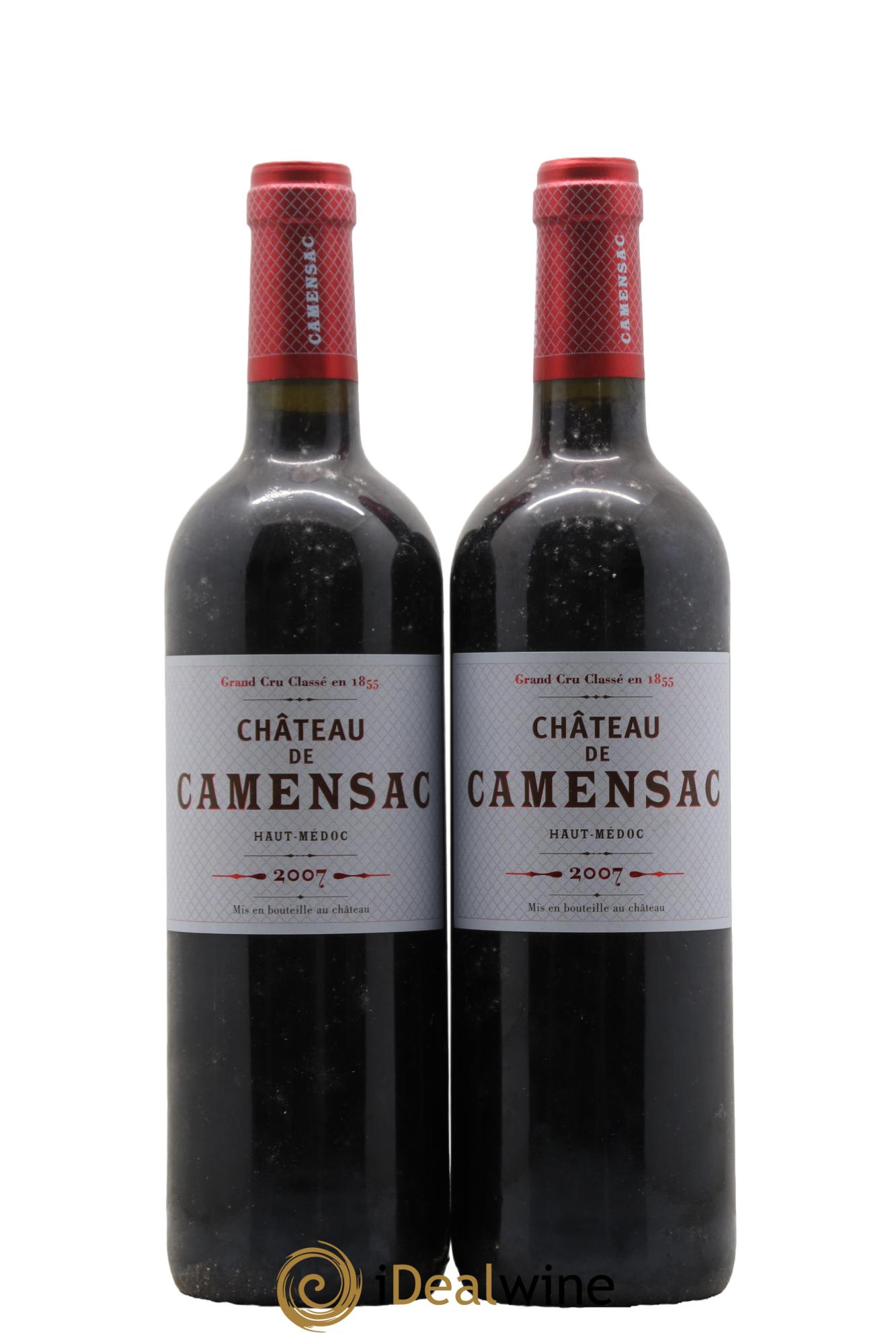 Château Camensac 5ème Grand Cru Classé 2007 - Lot de 2 bouteilles - 0