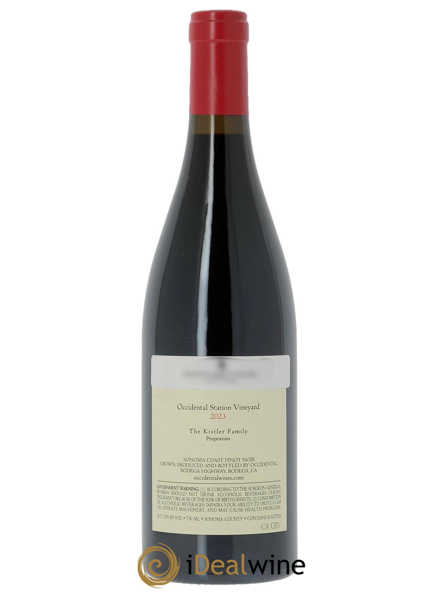 Sonoma Coast Occidental Station Vineyard   2023 - Lot de 1 bouteille - 1