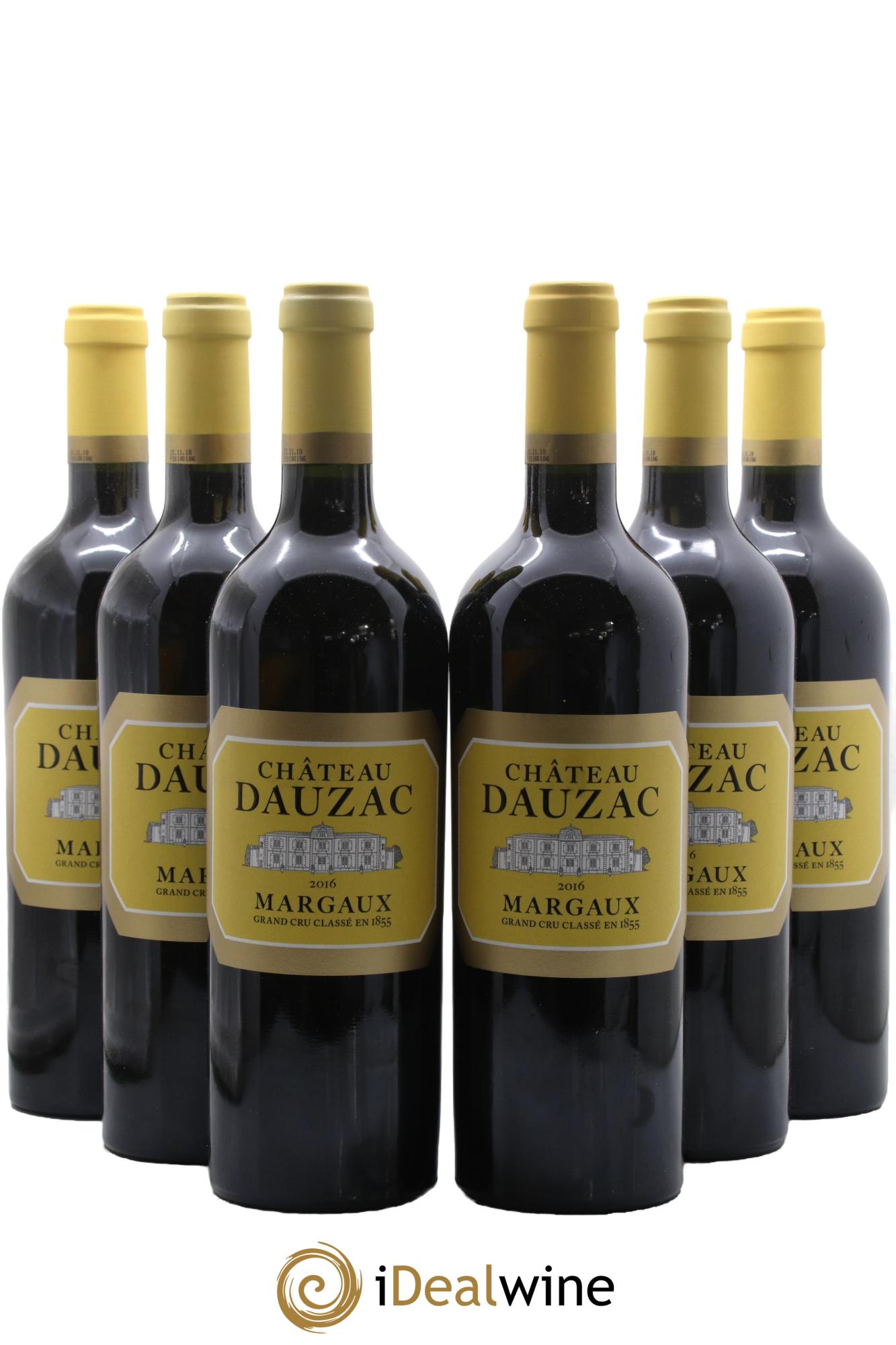 Château Dauzac 5ème Grand Cru Classé 2016 - Lot de 6 bouteilles - 0