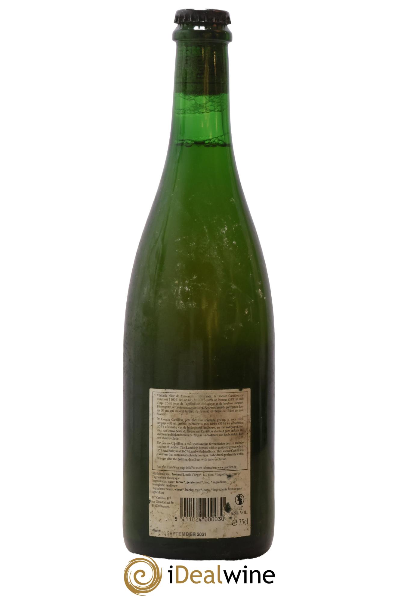Bière Gueuze Cantillon 2021 - Lot de 1 bouteille - 1