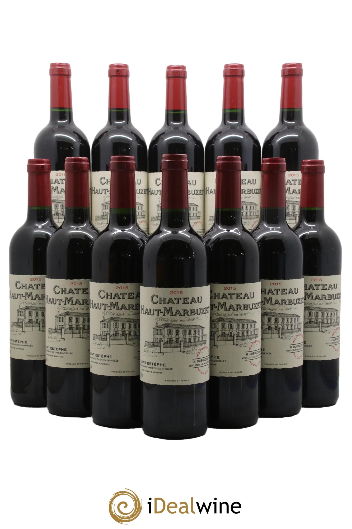 Château Haut Marbuzet 2015 - Lot de 12 bouteilles - 0