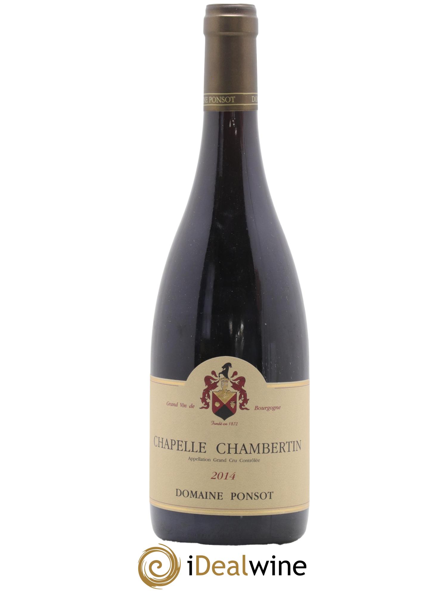 Chapelle-Chambertin Grand Cru Ponsot (Domaine) 2014 - Lot de 1 bouteille - 0