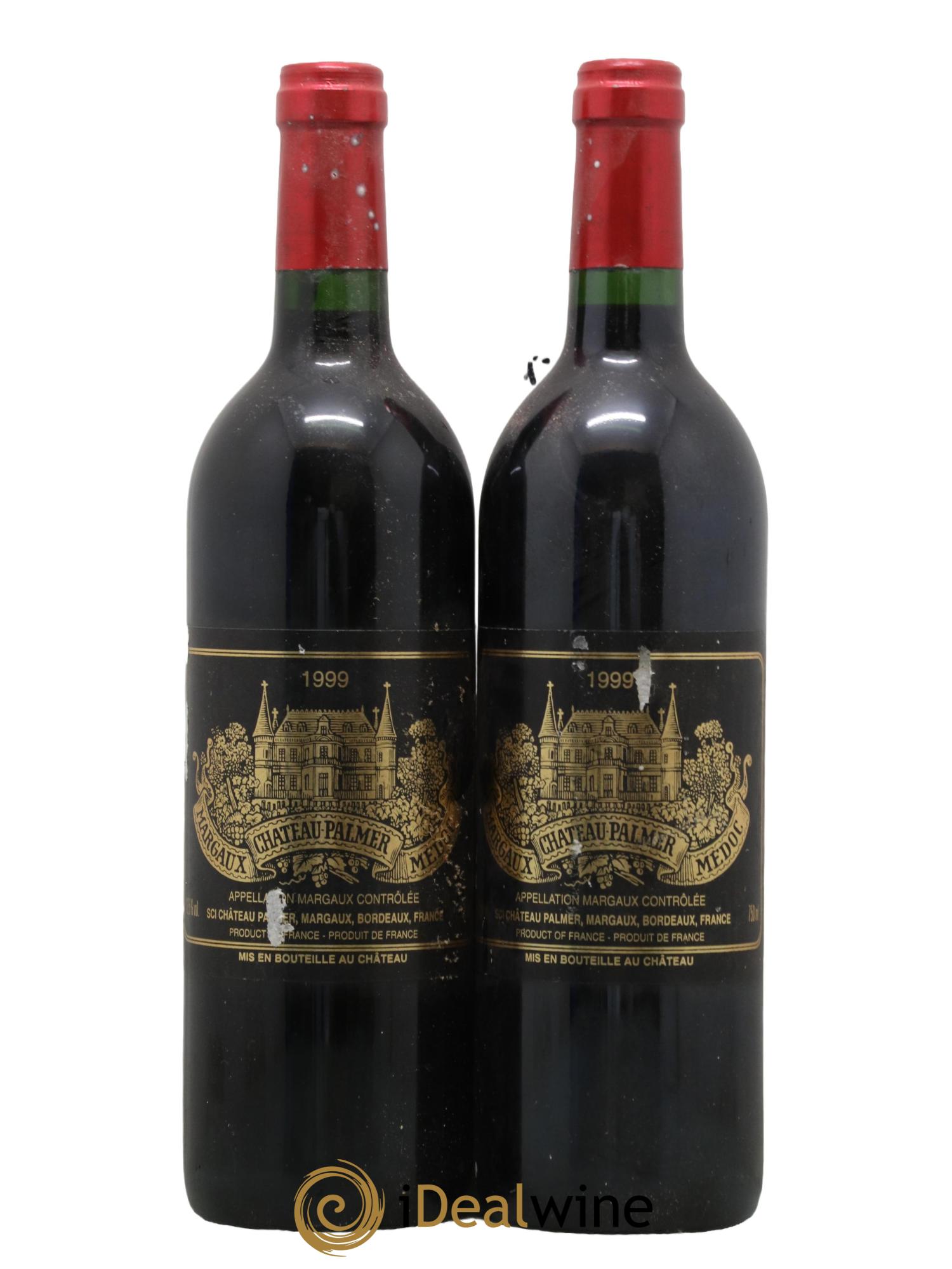 Château Palmer 3ème Grand Cru Classé 1999 - Lot de 2 bouteilles - 0