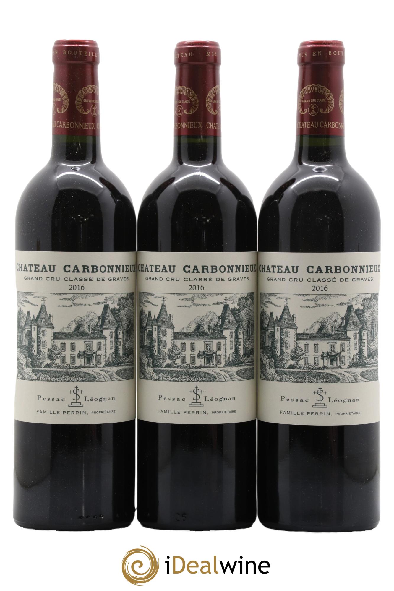 Château Carbonnieux Cru Classé de Graves 2016 - Lot de 6 bouteilles - 1