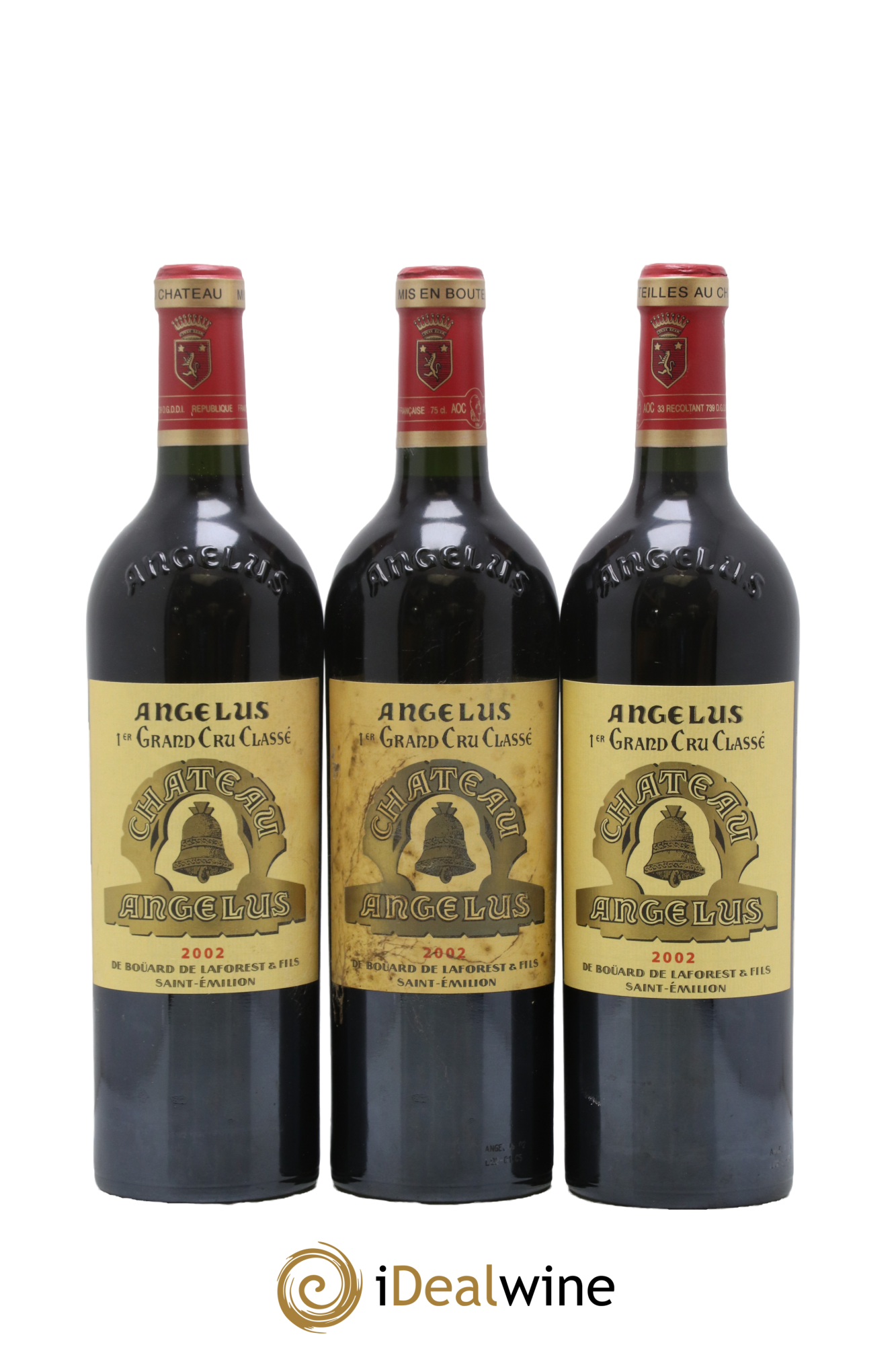 Château Angélus 1er Grand Cru Classé A 2002 - Lot de 12 bouteilles - 7