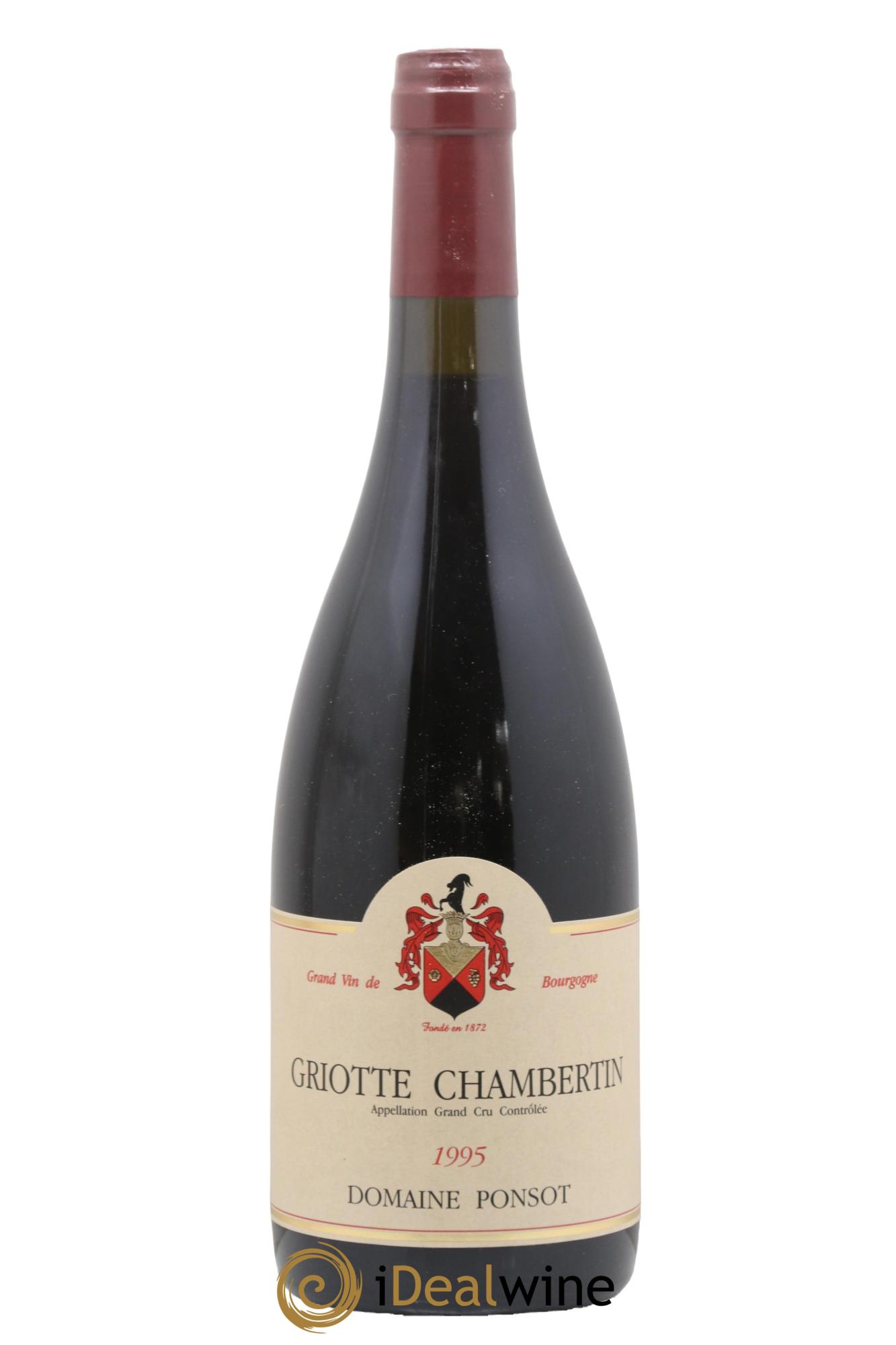 Griotte-Chambertin Grand Cru Ponsot (Domaine) 1995 - Lot de 1 bouteille - 0