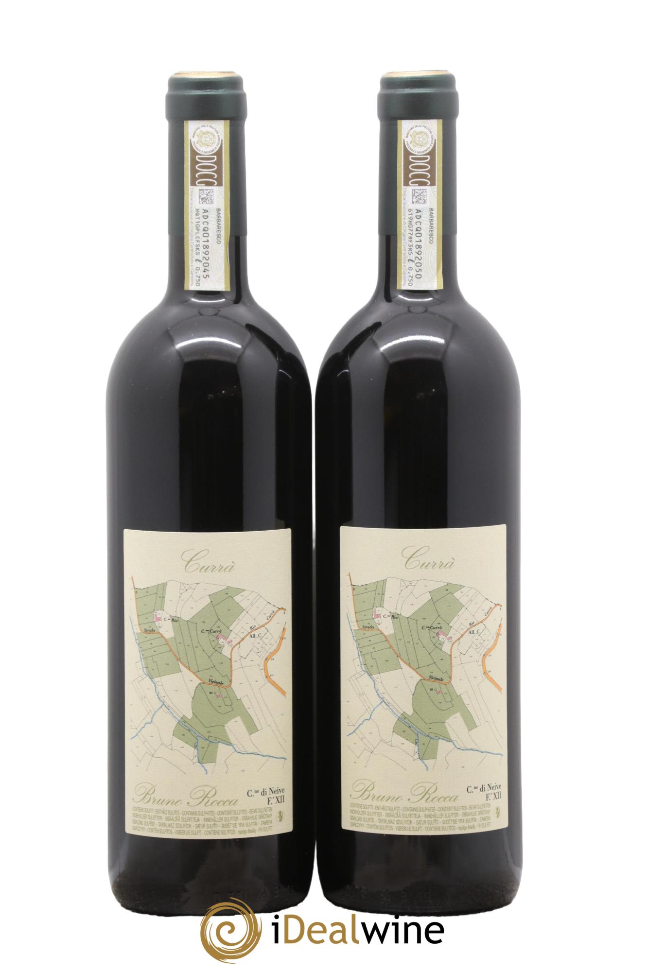Barbaresco DOCG Currà Riserva Bruno Rocca 2020 - Lot de 2 bouteilles - 1