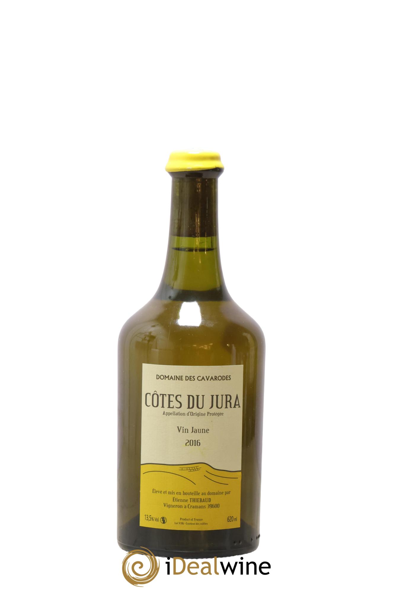 Côtes du Jura Vin Jaune Cavarodes (Domaine des) - Etienne Thiébaud 2016 - Posten von 1 Clavelin - 0