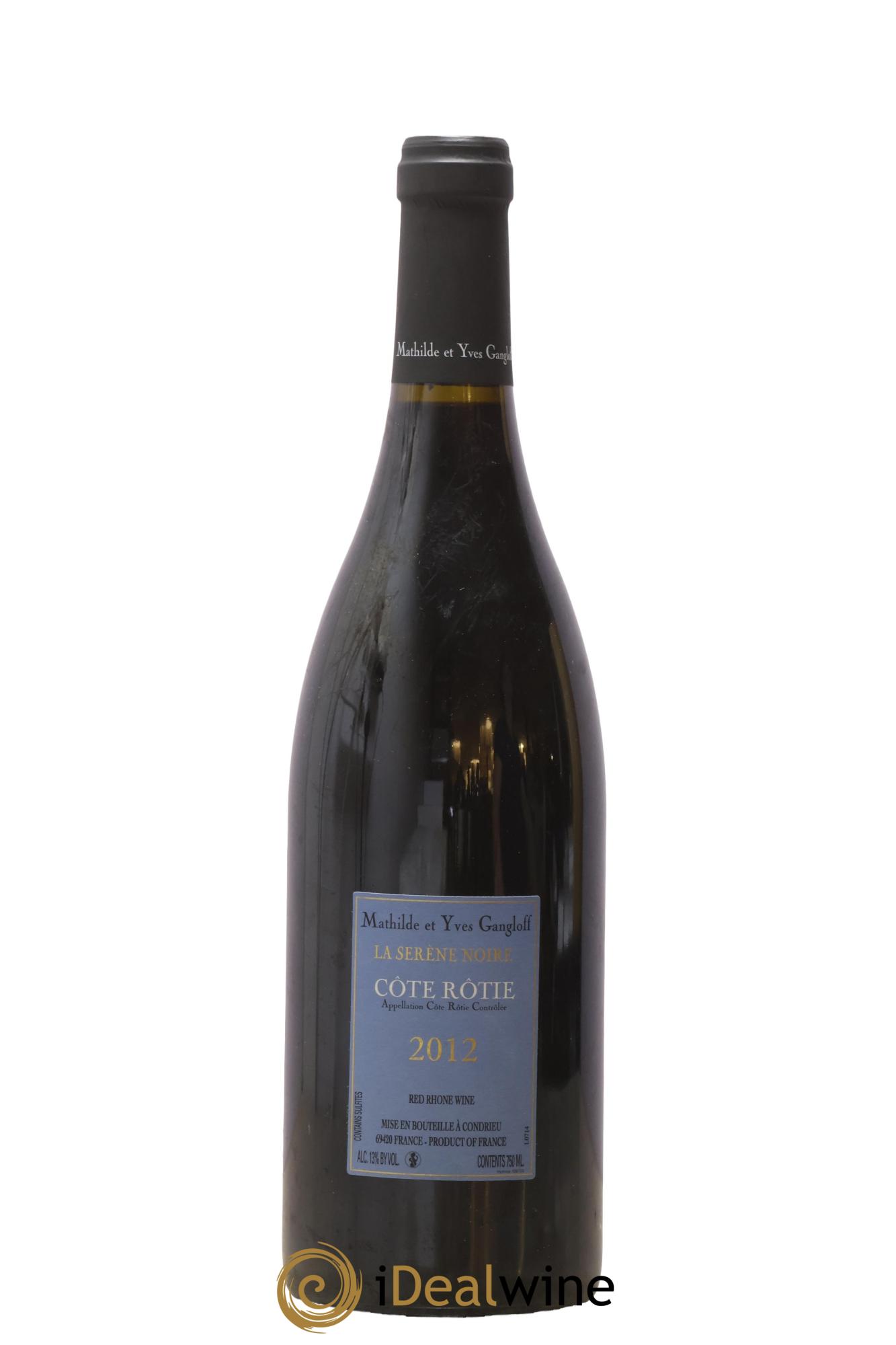 Côte-Rôtie La Sereine Noire Gangloff (Domaine) 2012 - Lot de 1 bouteille - 1