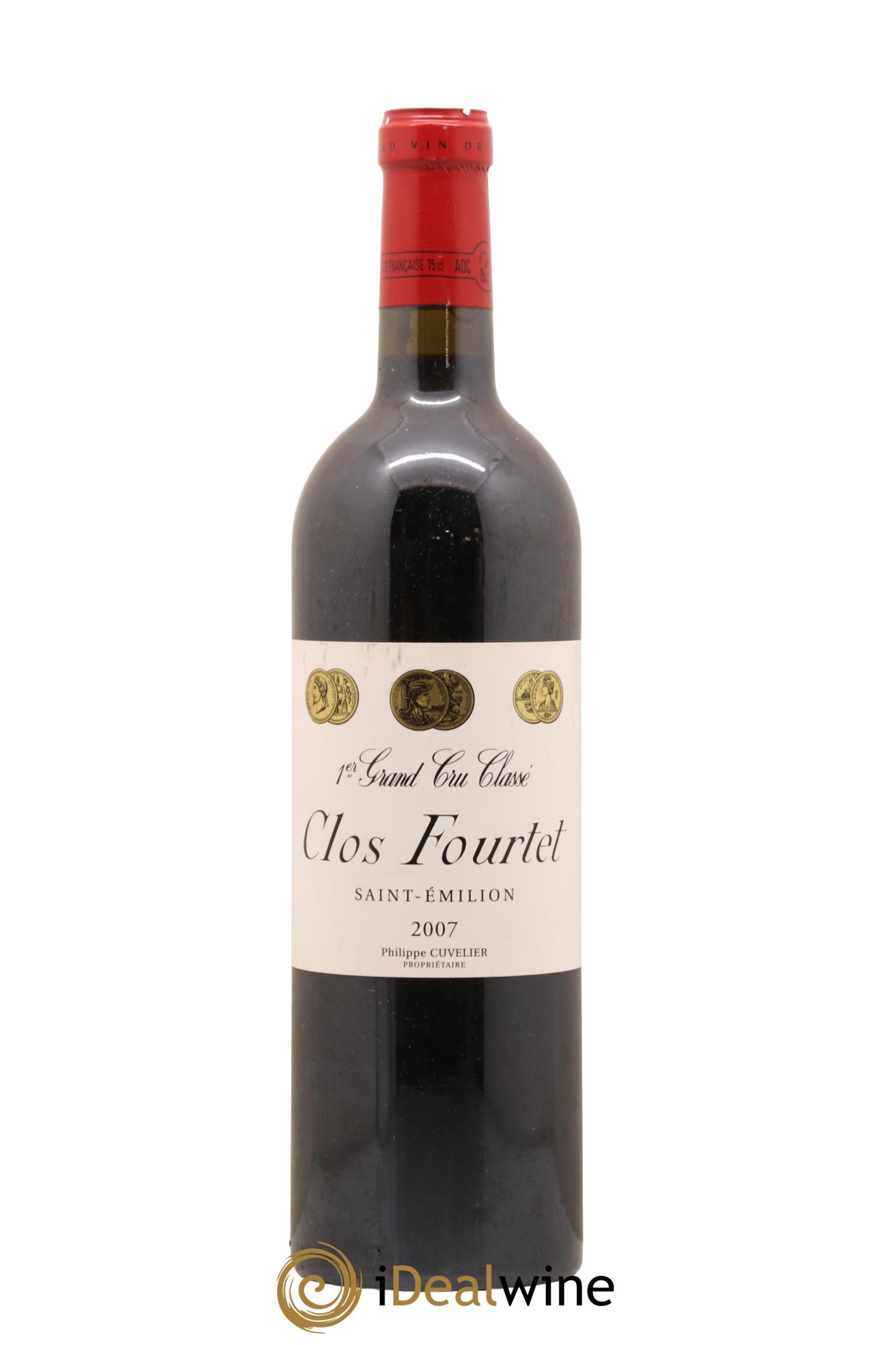 Clos Fourtet 1er Grand Cru Classé B 2007 - Lot de 1 bouteille - 0