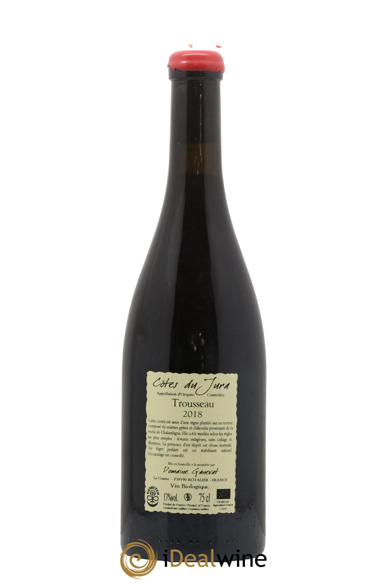 Côtes du Jura Plein Sud Jean-François Ganevat (Domaine) 2018 - Lot of 1 bottle - 1