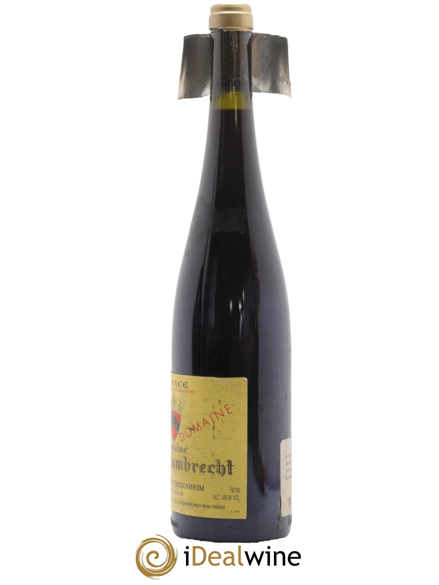 Alsace Pinot Noir Wintzenheim Domaine Zind-Humbrecht 1999 - Posten von 1 Flasche - 1