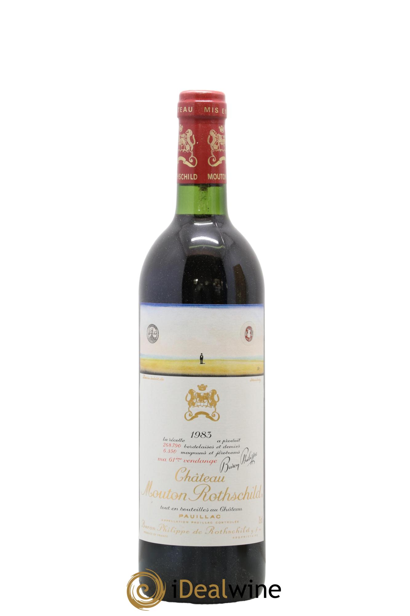 Château Mouton Rothschild 1er Grand Cru Classé 1983 - Lot of 1 bottle - 1