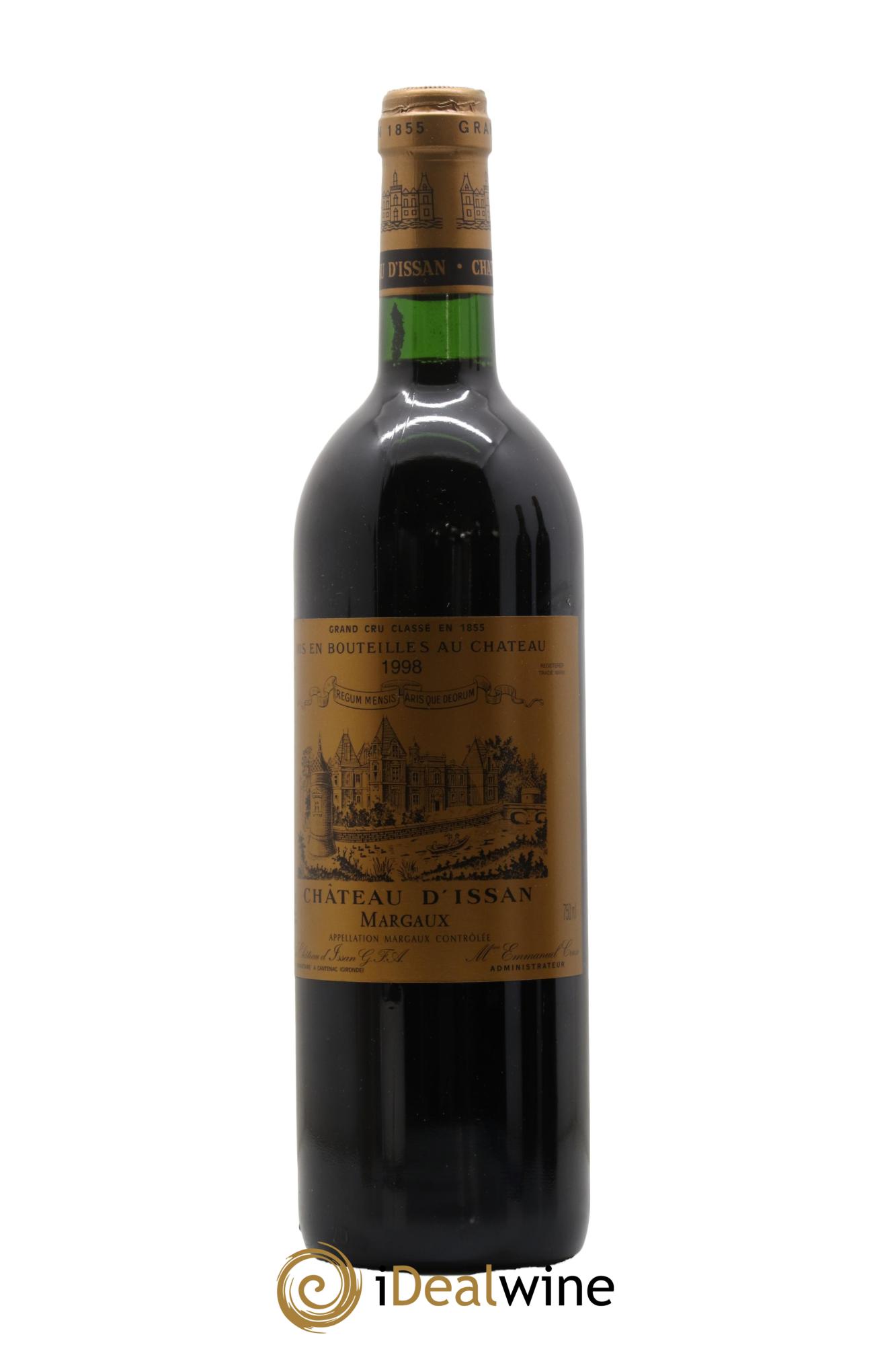 Château d'Issan 3ème Grand Cru Classé 1998 - Lotto di 1 bottiglia - 0