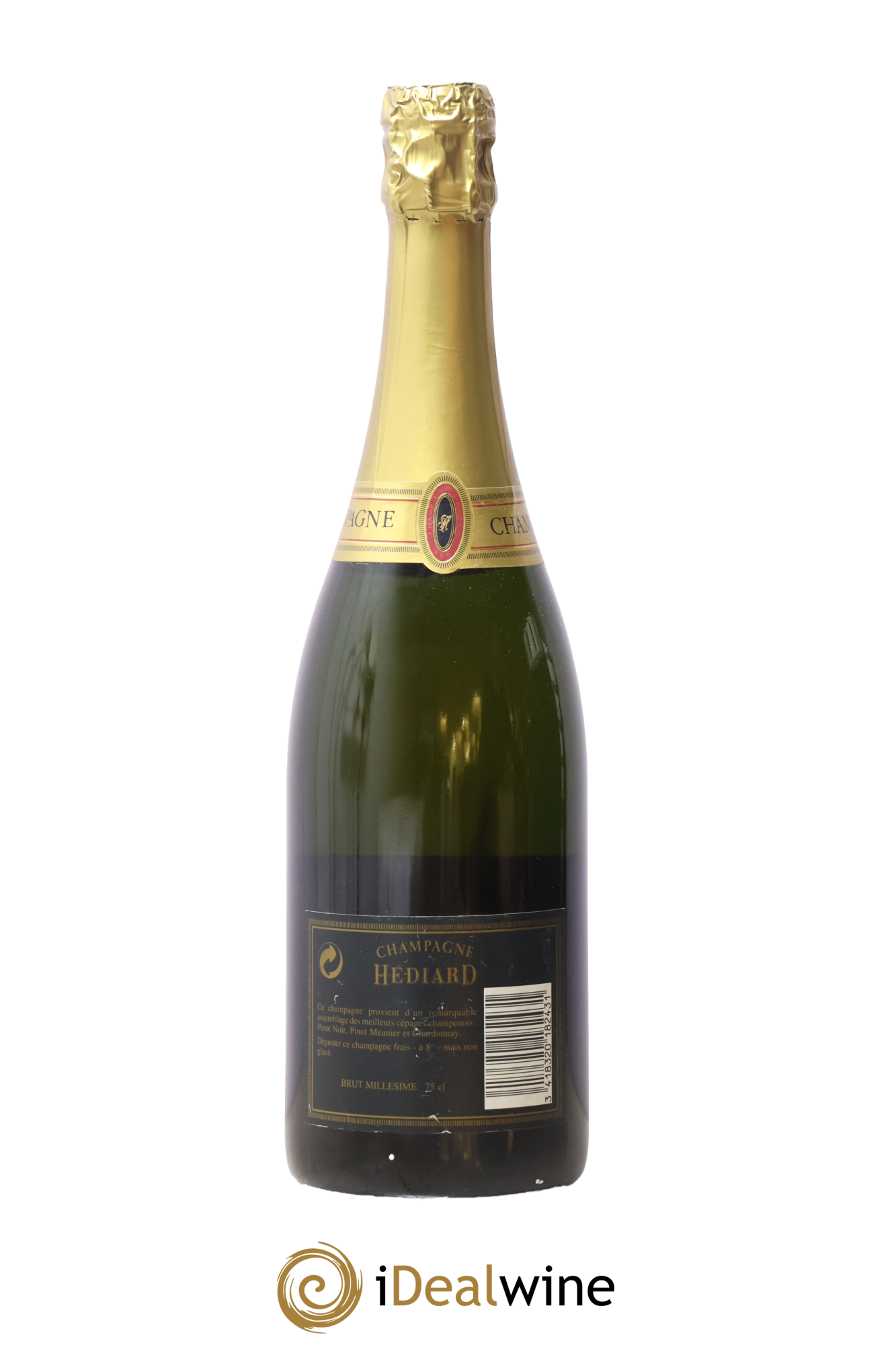 Champagne Brut Vintage Hediard 1996 - Lot de 1 bouteille - 1