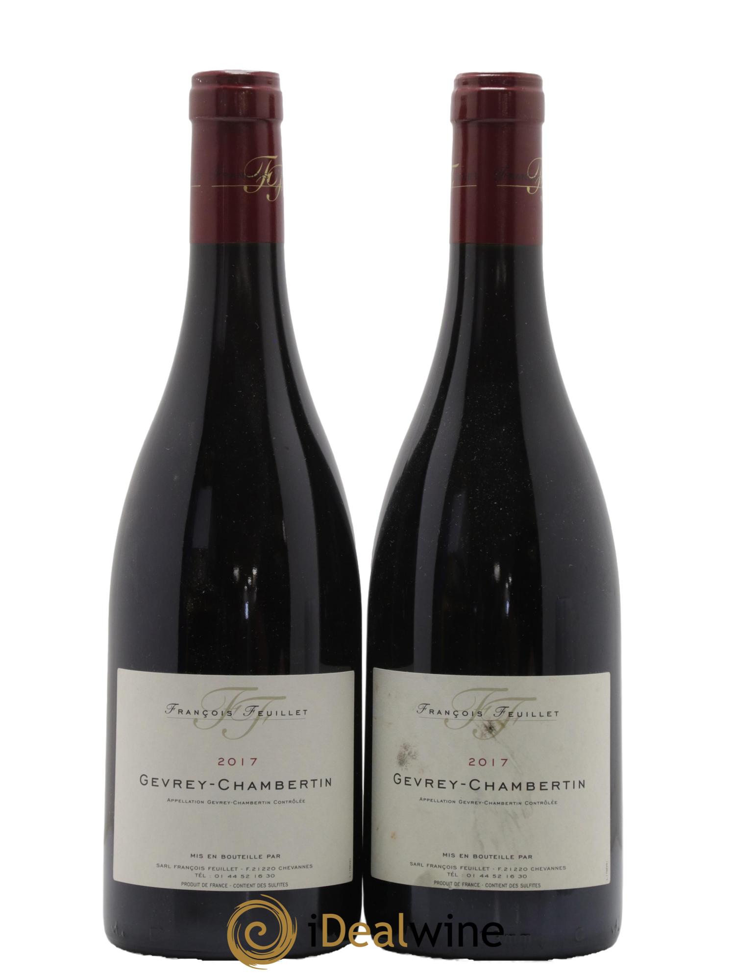 Gevrey-Chambertin Domaine Francois Feuillet 2017 - Lot of 2 bottles - 0