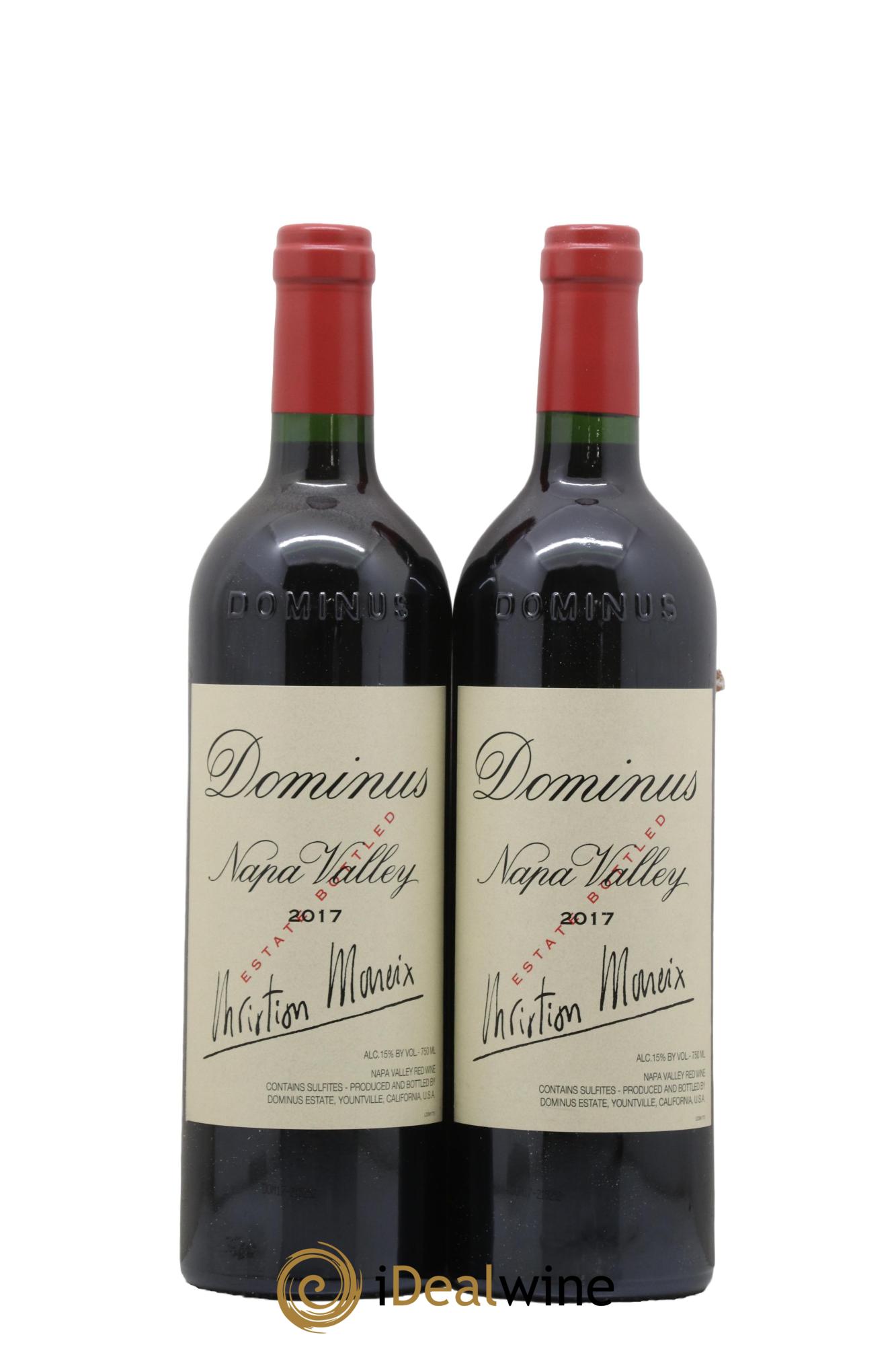 Napa Valley Dominus Christian Moueix  2017 - Lot of 2 bottles - 0