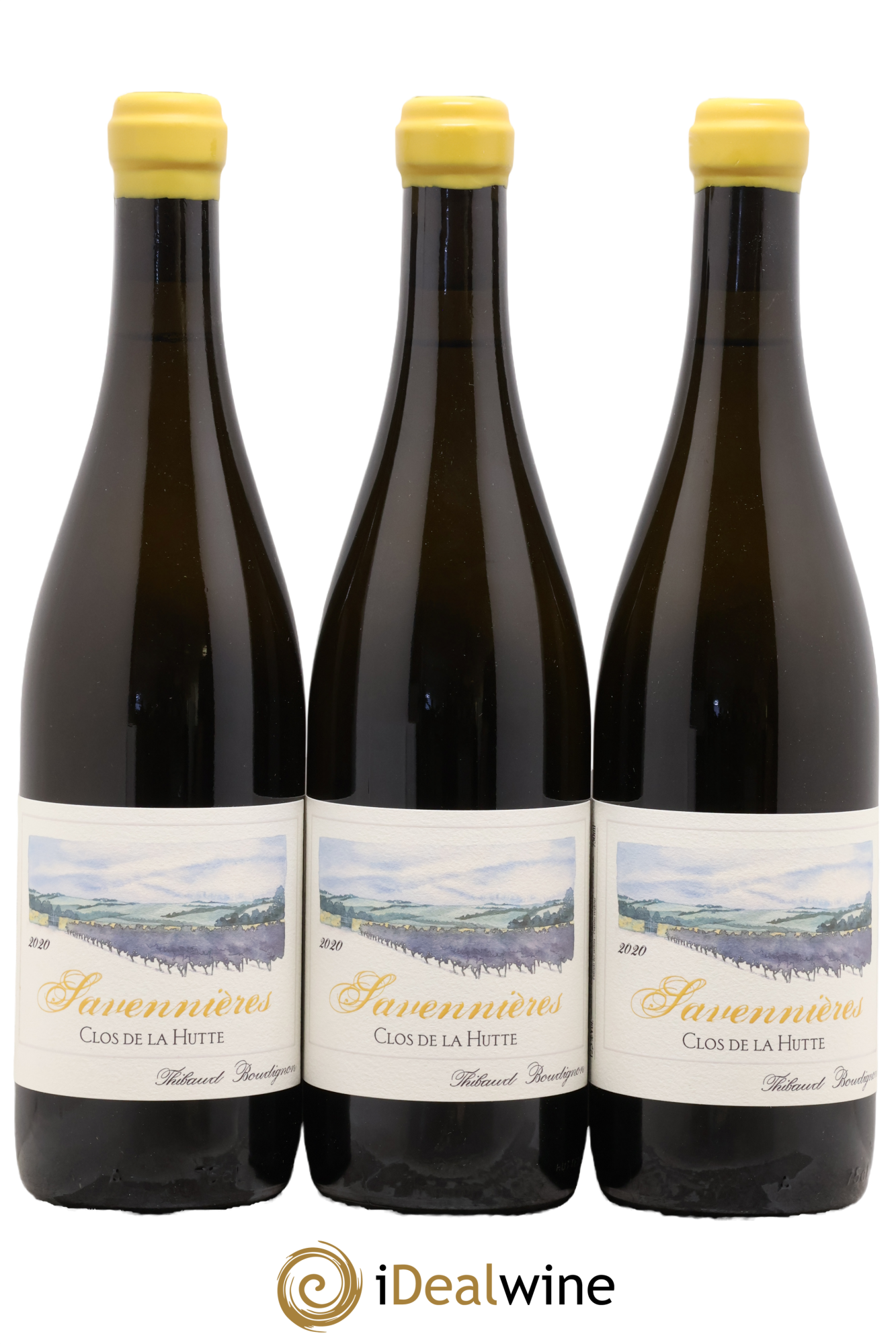 Savennières Clos de la Hutte Thibaud Boudignon 2020 - Lot de 3 bouteilles - 0