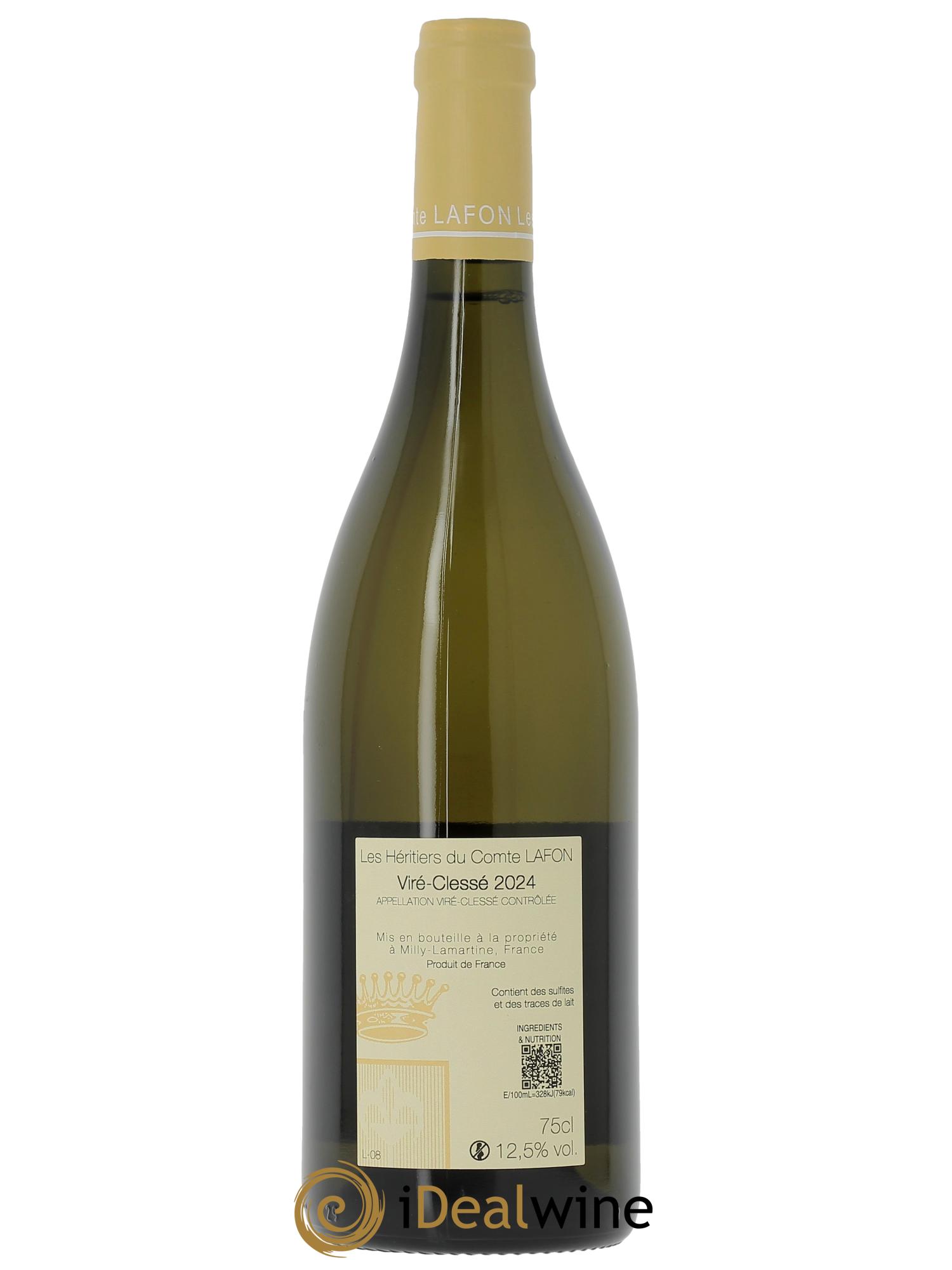 Viré-Clessé Héritiers du Comte Lafon (Domaine des) 2024 - Lot de 1 bouteille - 1
