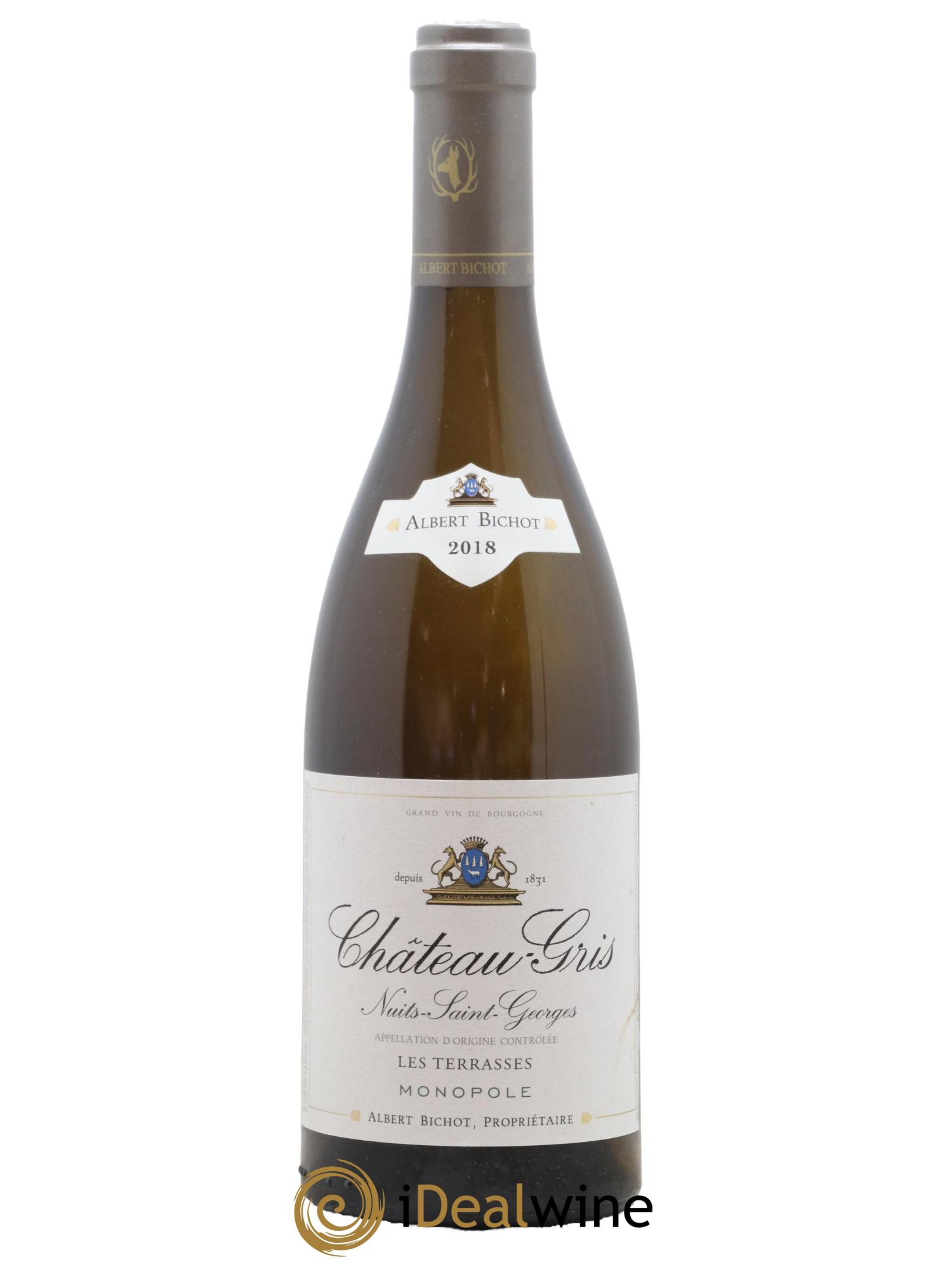 Nuits-Saint-Georges Les Terrasses Château Gris - Albert Bichot 2018 - Lot de 1 bouteille - 0