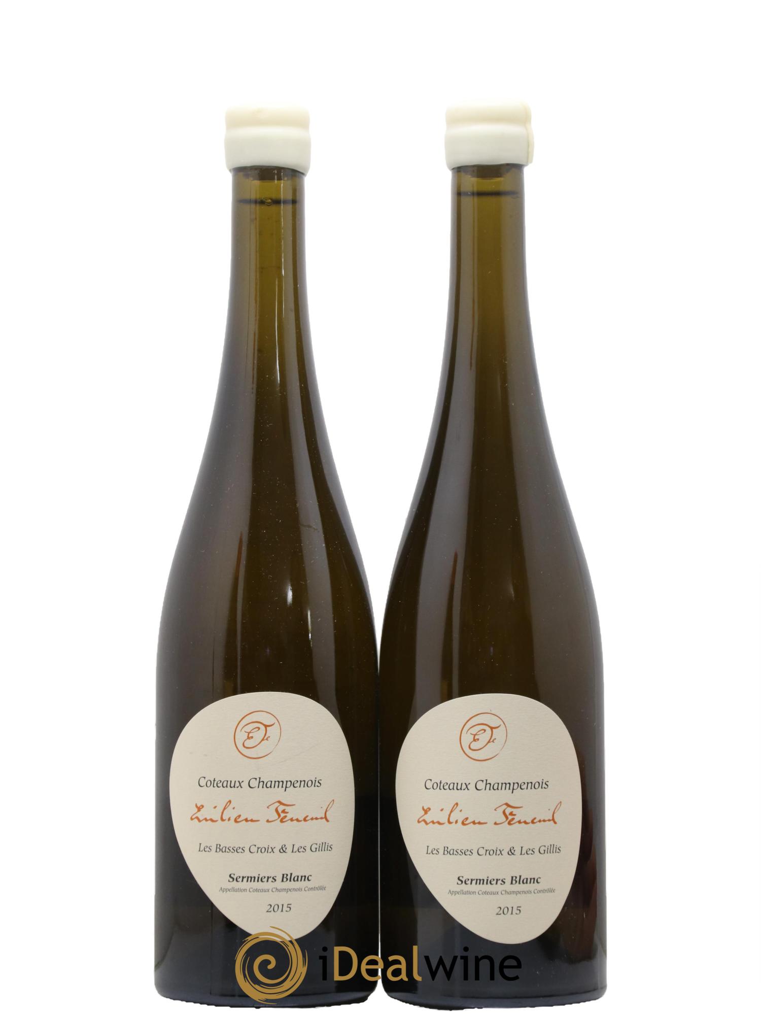 Coteaux Champenois Les Basses Croix et Les Gillis Blancs de Blanc Emilien Feneuil 2015 - Lot de 2 bouteilles - 0