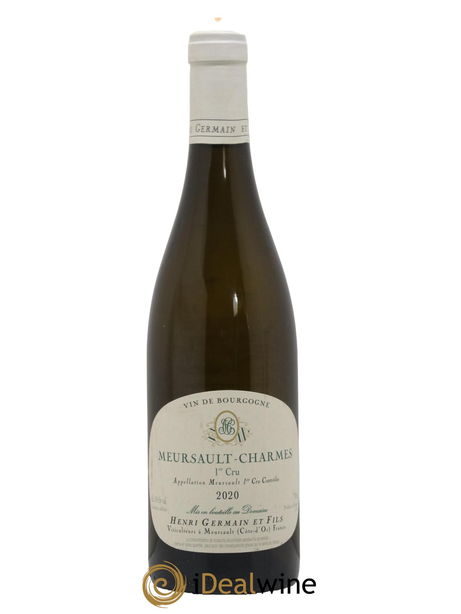Meursault 1er Cru Charmes Henri Germain 2020 - Lot de 1 bouteille - 0