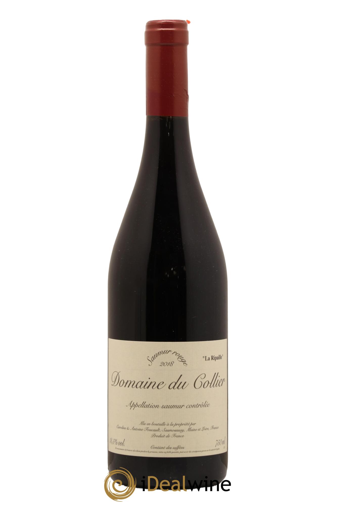 Saumur La Ripaille Domaine du Collier 2018 - Lot de 1 bouteille - 0