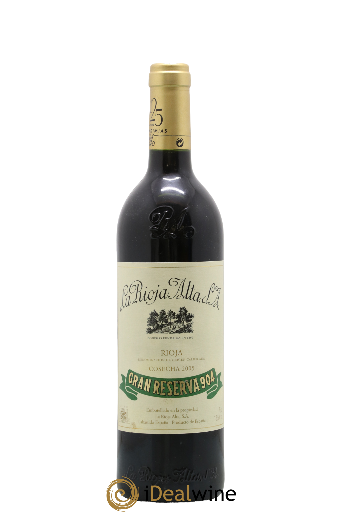 Rioja DOCa Gran Reserva 904 La Rioja Alta 2005 - Posten von 1 Flasche - 0