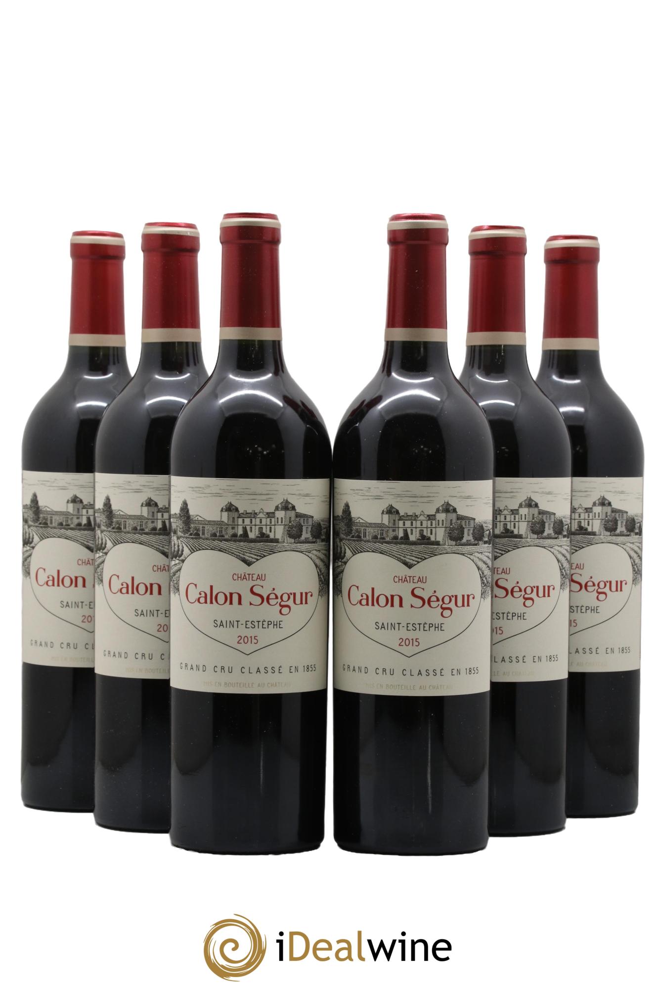 Château Calon Ségur 3ème Grand Cru Classé 2015 - Posten von 6 Flaschen - 0