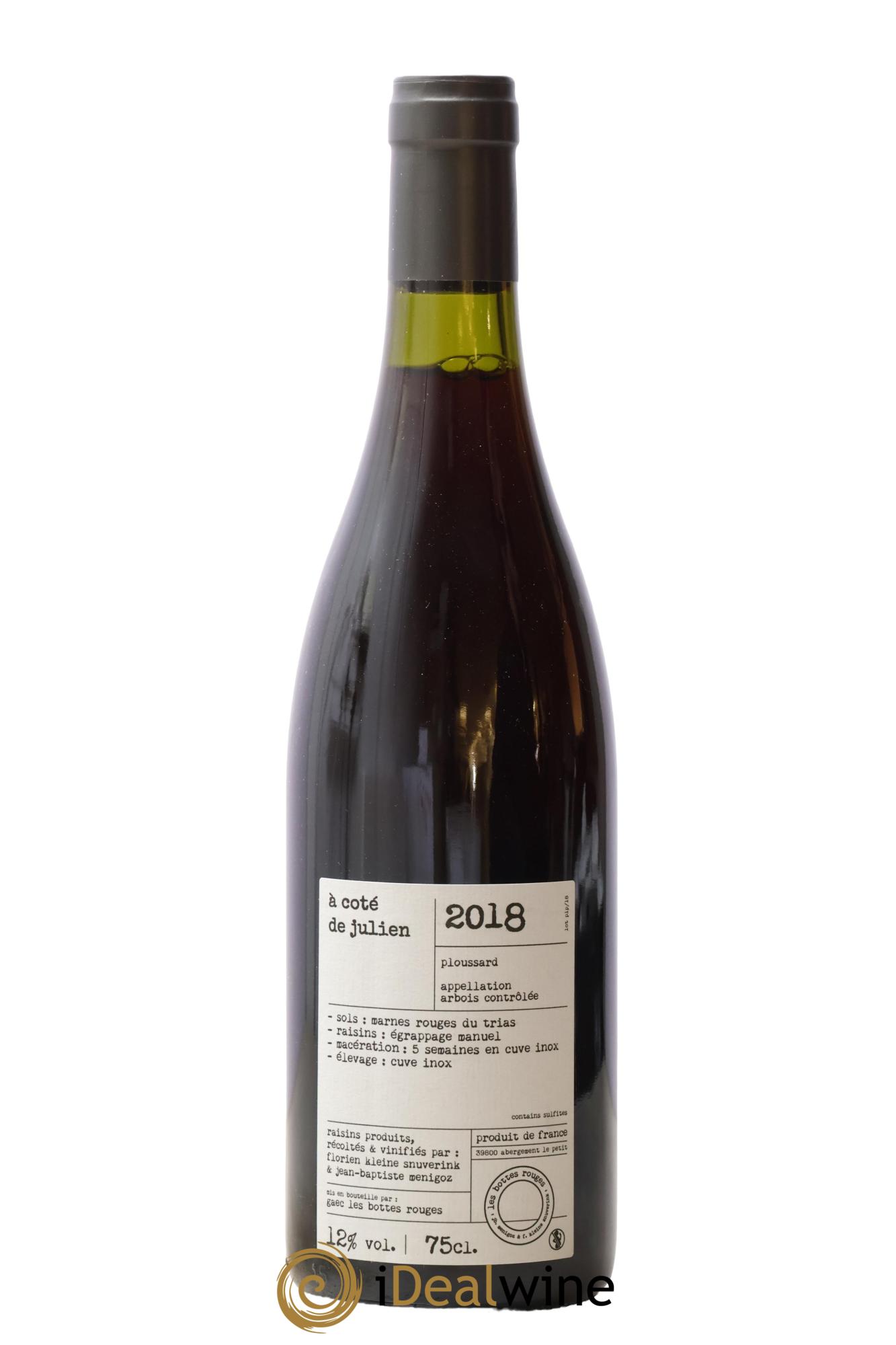 Arbois A Côté de Julien Les Bottes Rouges 2018 - Lotto di 1 bottiglia - 1