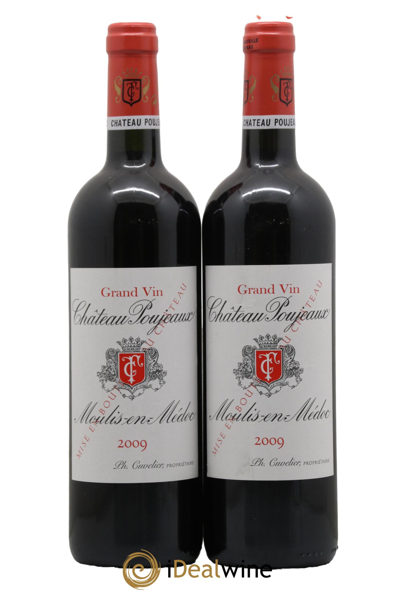 Château Poujeaux 2009 - Lot de 2 bouteilles - 0