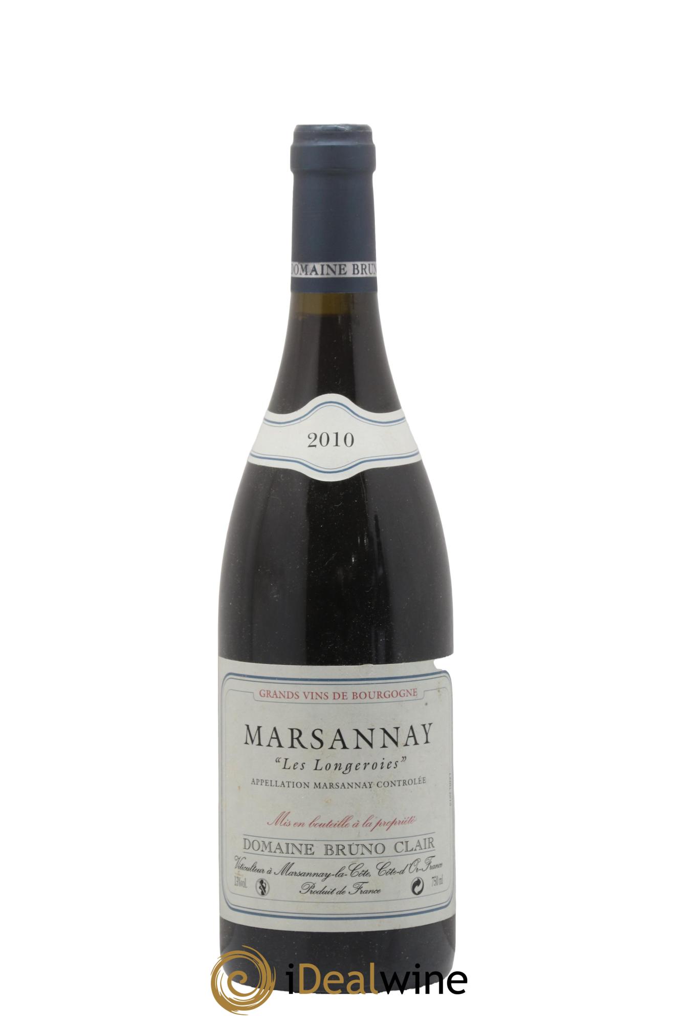 Marsannay Les Longeroies Bruno Clair (Domaine) 2010 - Lot of 1 bottle - 0