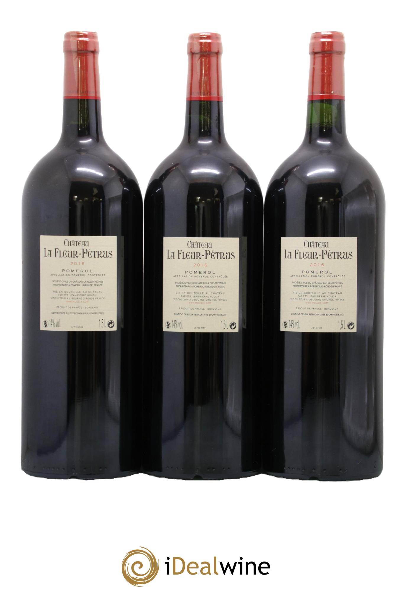 Château la Fleur Petrus 2016 - Lot of 3 magnums - 1