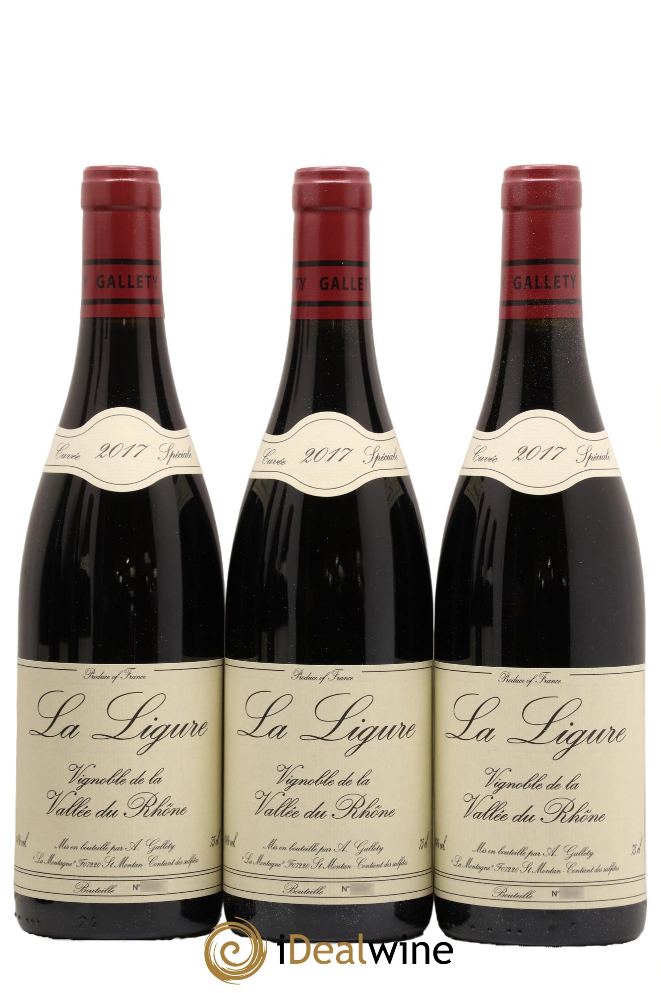 Côtes du Vivarais La Ligure Gallety (Domaine) 2017 - Lot de 6 bouteilles - 3