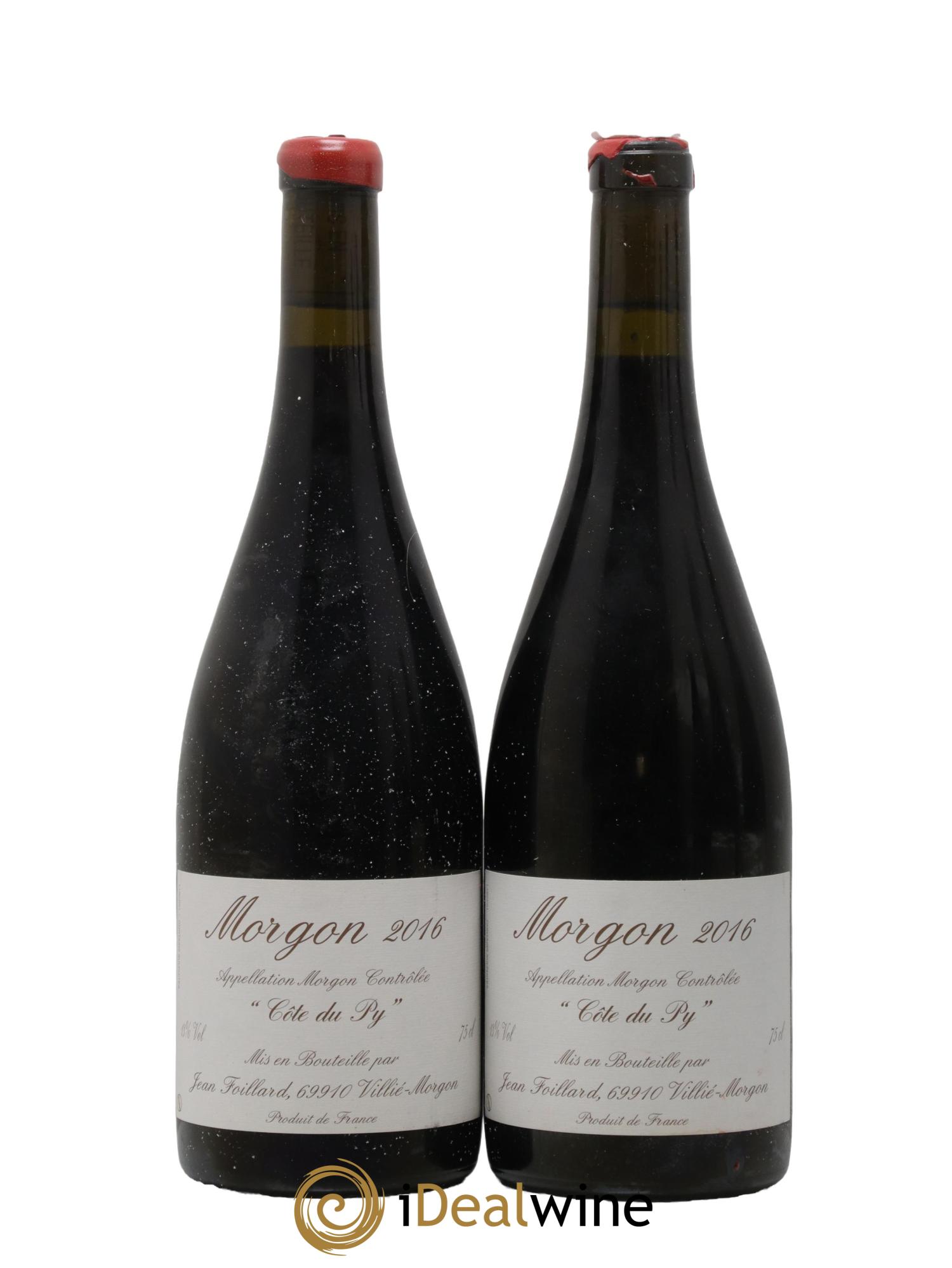 Morgon Côte du Py Jean Foillard 2016 - Lot de 2 bouteilles - 0