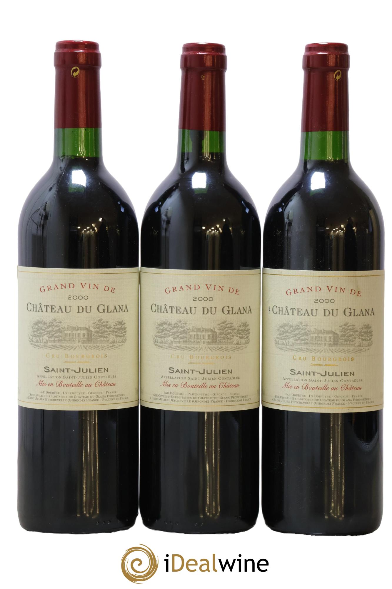 Château du Glana 2000 - Lot de 3 bouteilles - 0
