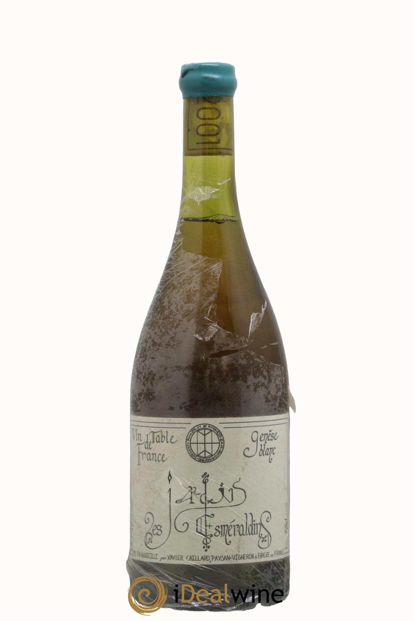Vin de France Génèse Xavier Caillard - Les Jardins Esmeraldins 2001 - Posten von 1 Flasche - 0