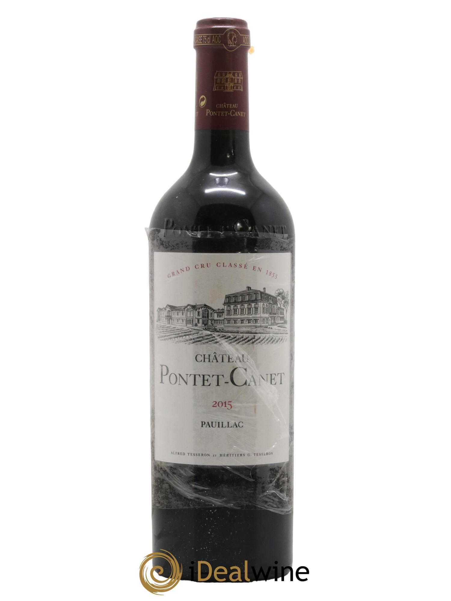 Château Pontet Canet 5ème Grand Cru Classé 2015 - Lot de 1 bouteille - 0