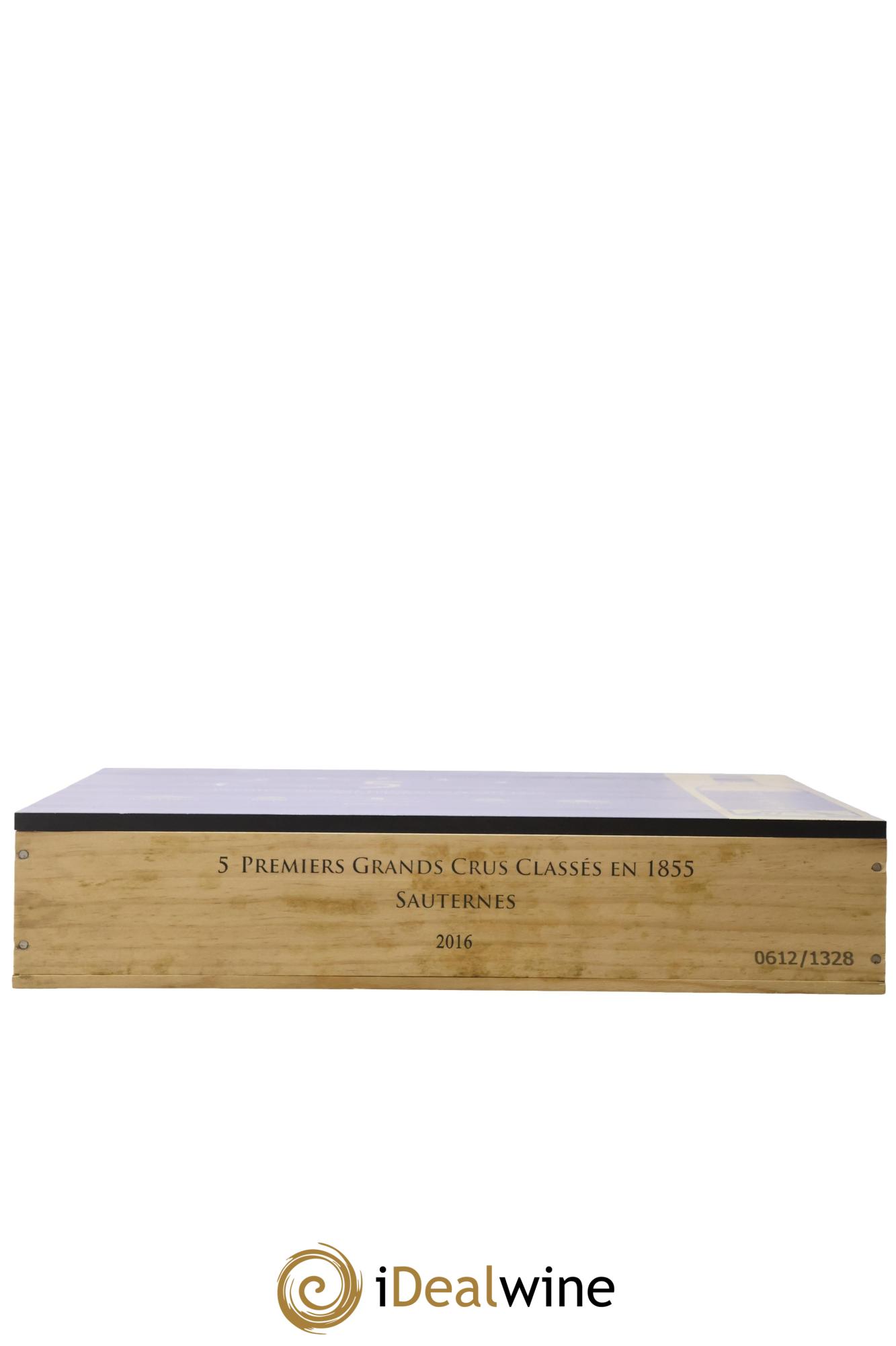 Sauternes Caisse assortiement Sauternes 1 Sigalas Rabaud / 1 Rabaud Promis /1 Tour Blanche /1 Lafaurie Peyraguey /1 Rayne vigneau / 1 assemblage des 5 chateaux 2016 - Lot de 6 bouteilles - 3