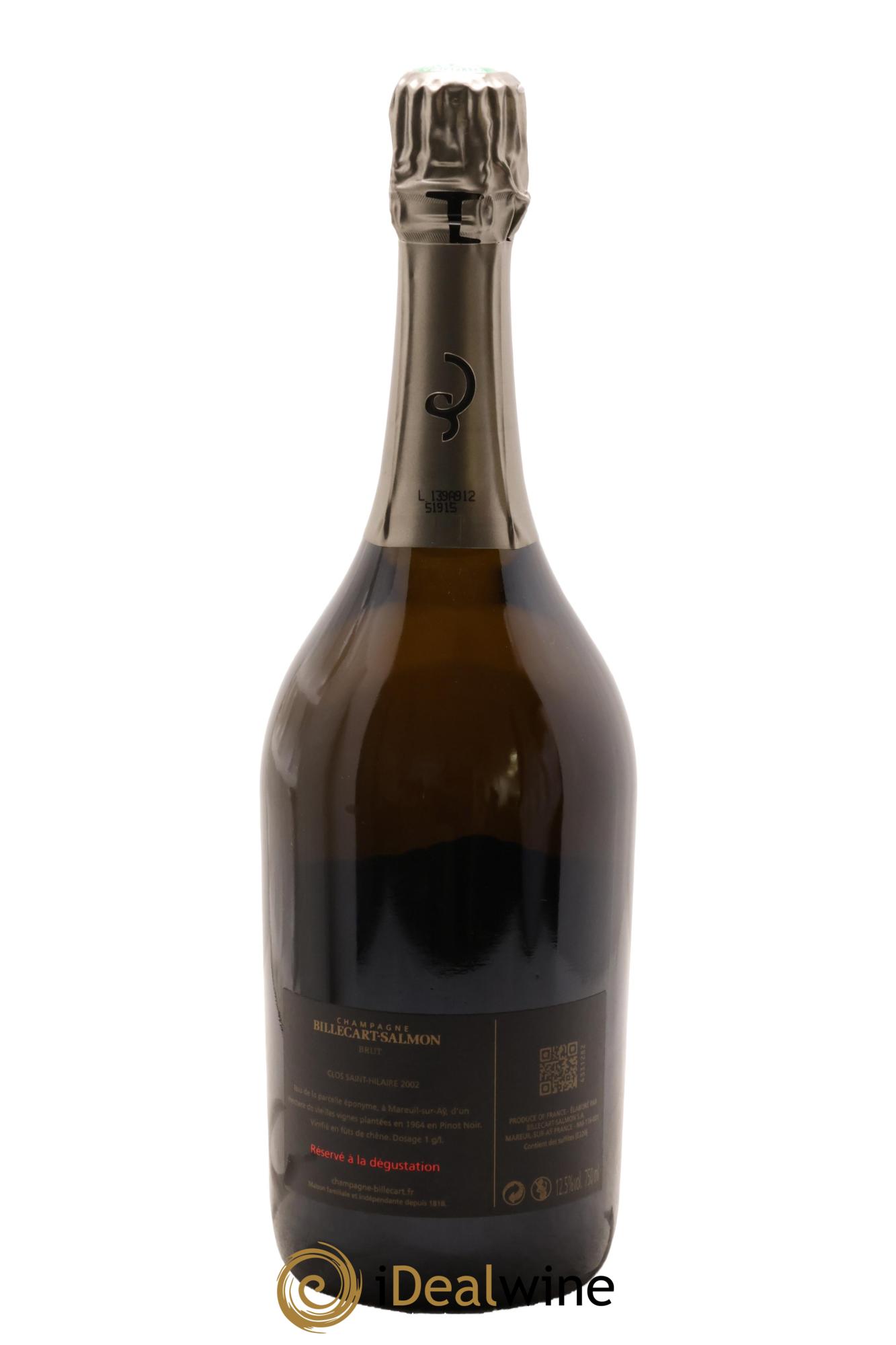 Le Clos Saint-Hilaire  Billecart-Salmon 2002 - Lotto di 1 bottiglia - 1