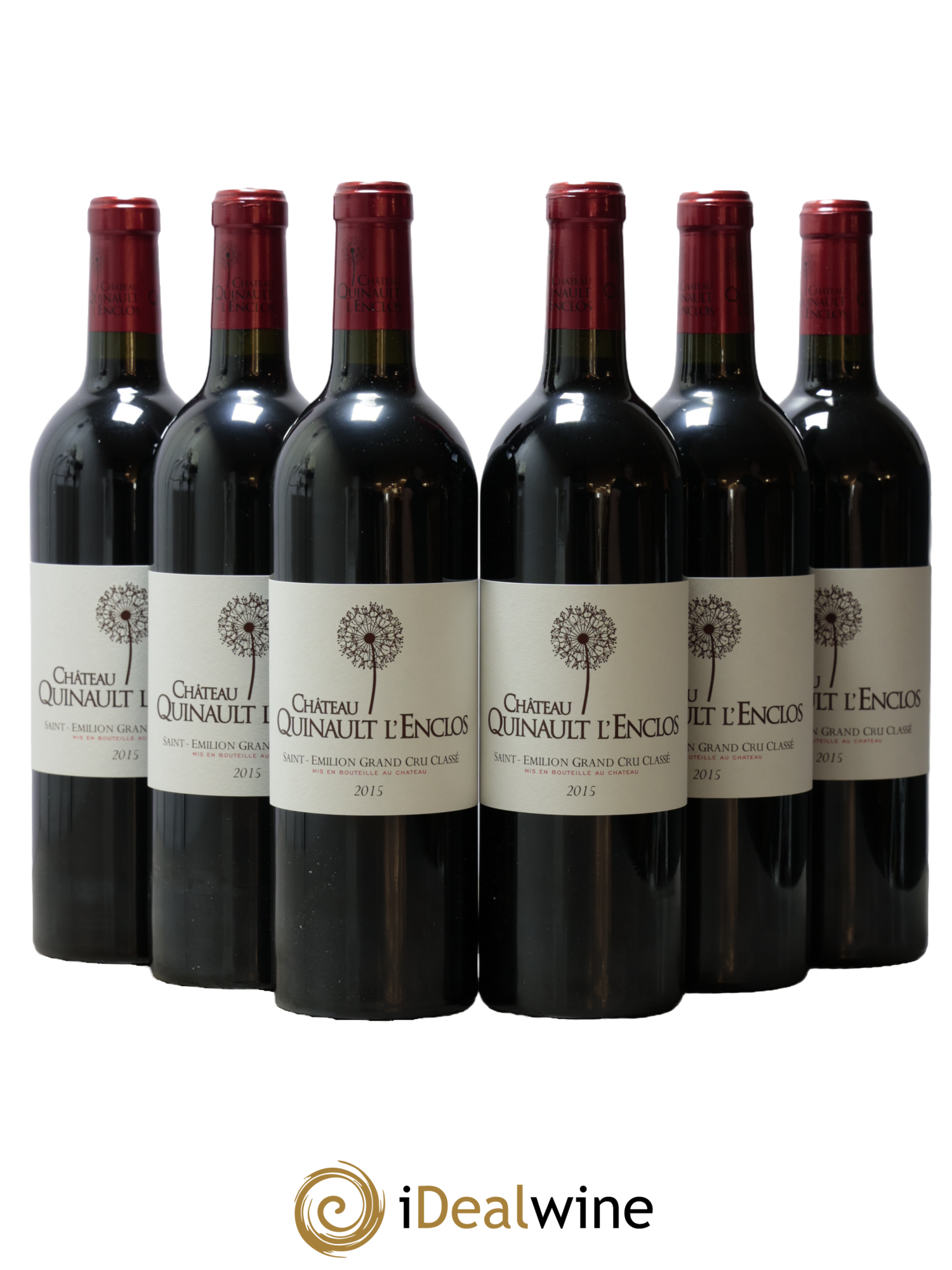 Château Quinault L'Enclos 2015 - Lot de 6 bouteilles - 0