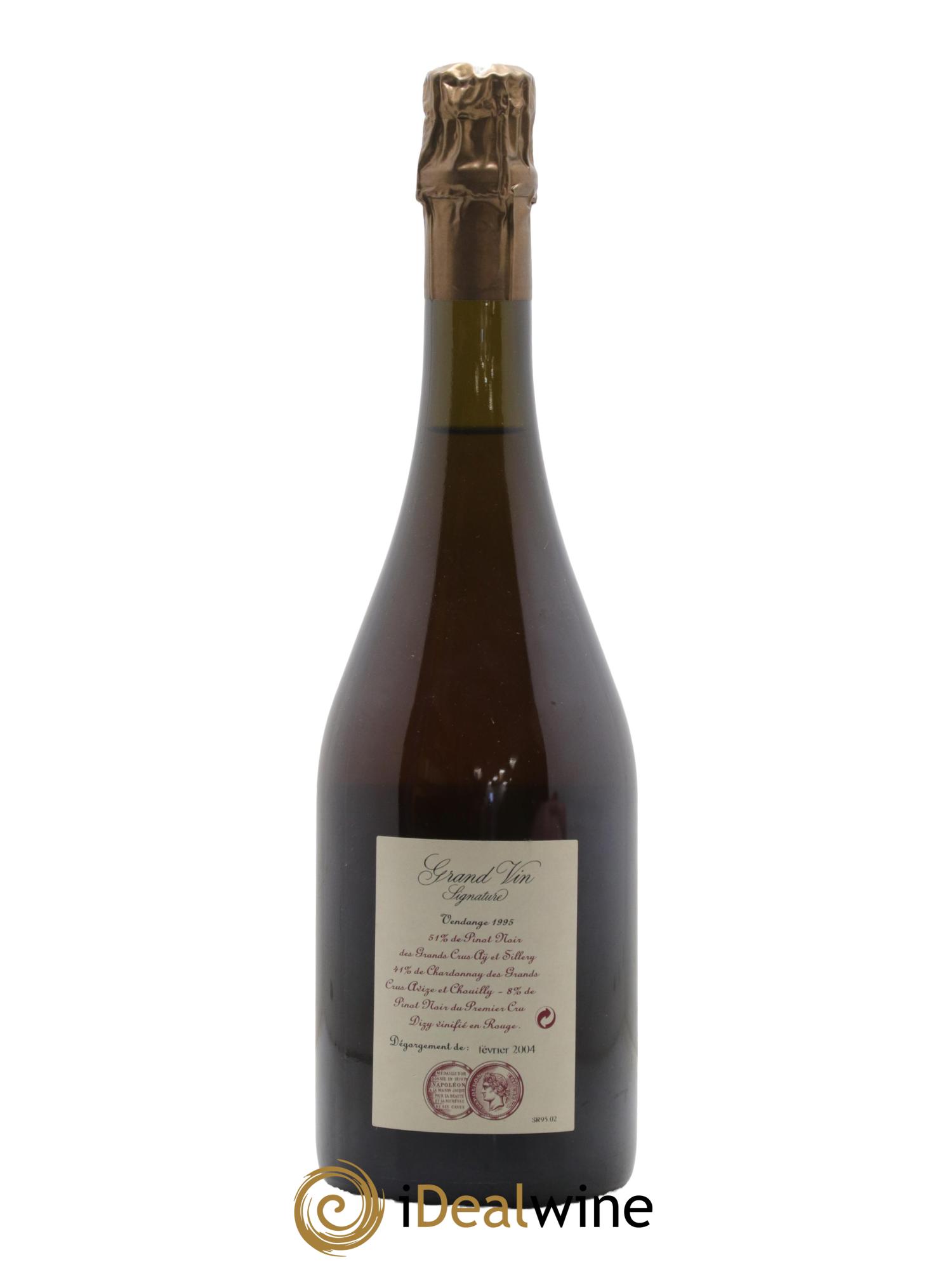 Champagne - Extra Brut Grand Vin Signature Maison Jacquesson 1995 - Lot de 1 bouteille - 1