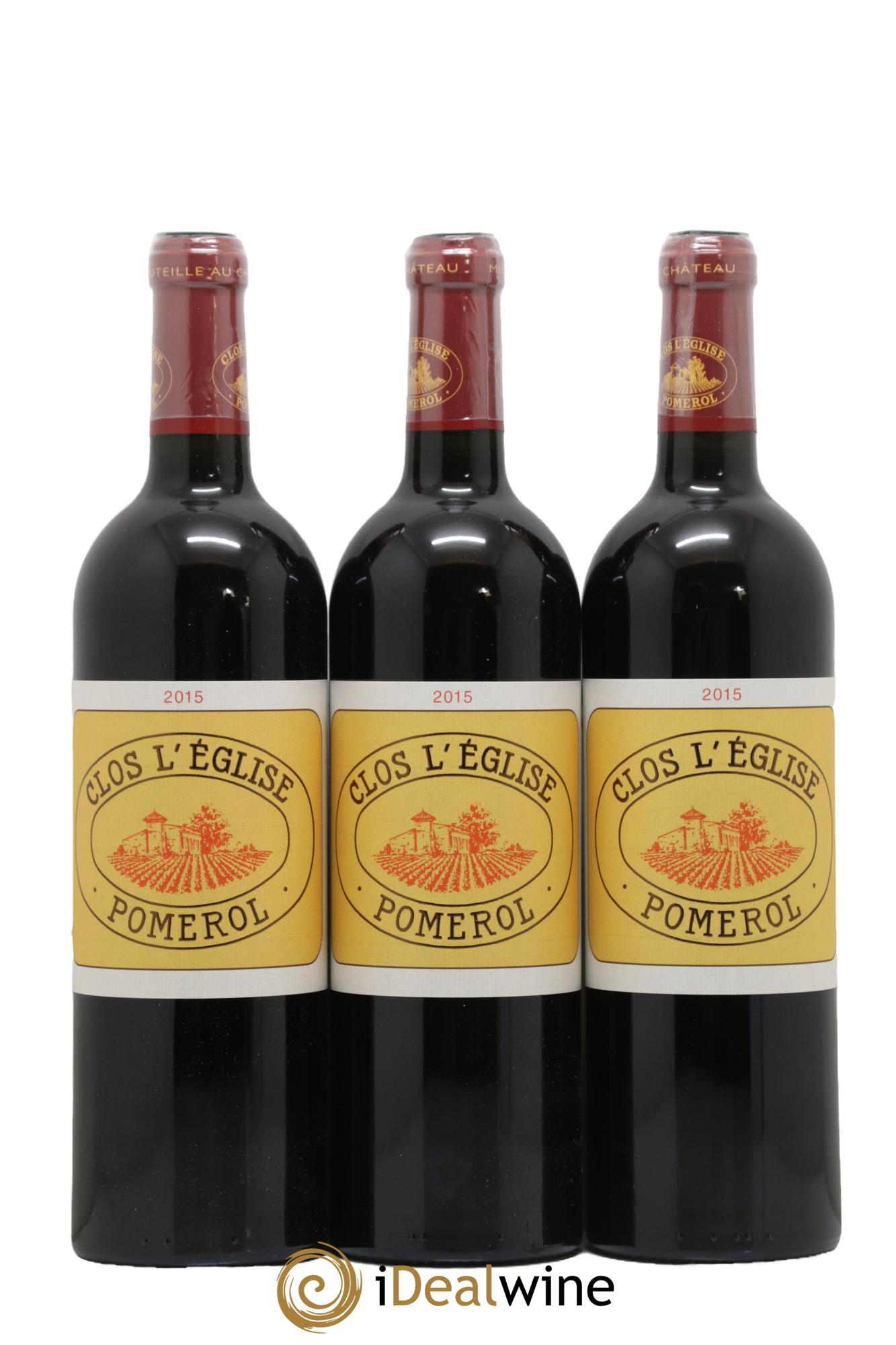 Clos l'Eglise 2015 - Lot de 3 bouteilles - 0