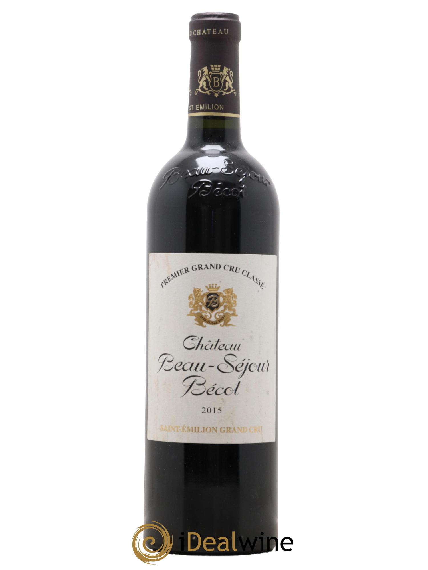 Château Beau-Séjour Bécot 1er Grand Cru Classé B 2015 - Lot de 1 bouteille - 0