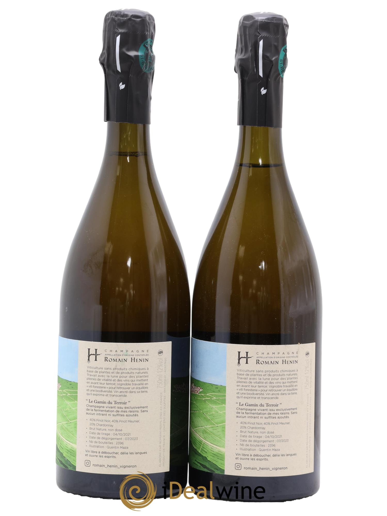 Gamin du Terroir Romain Henin - Lot de 2 bouteilles - 1