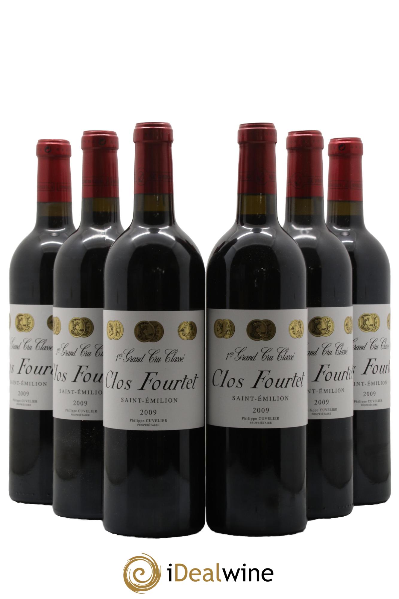 Clos Fourtet 1er Grand Cru Classé B 2009 - Lotto di 6 bottiglie - 0