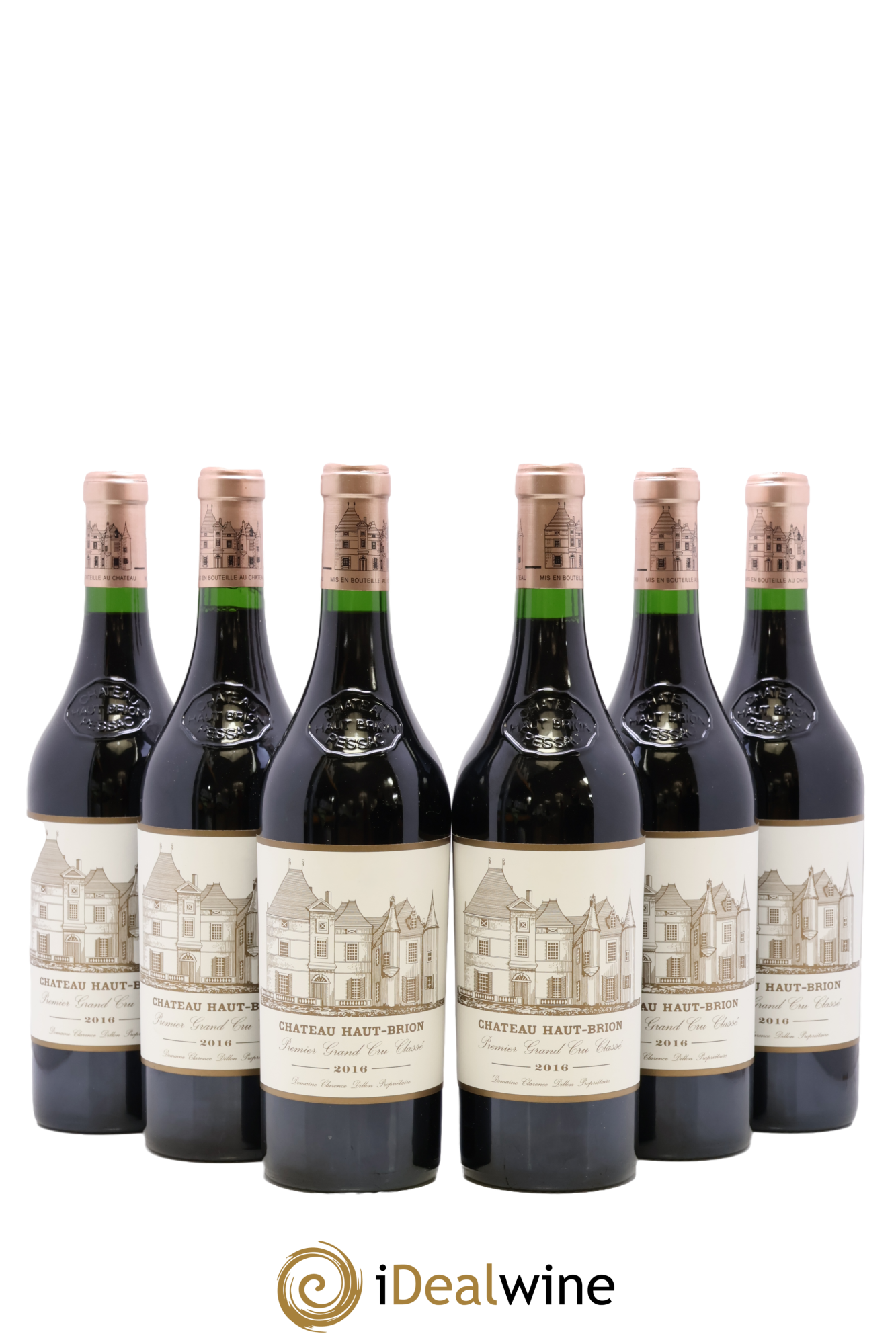 Château Haut Brion 1er Grand Cru Classé 2016 - Lot de 6 bouteilles - 0